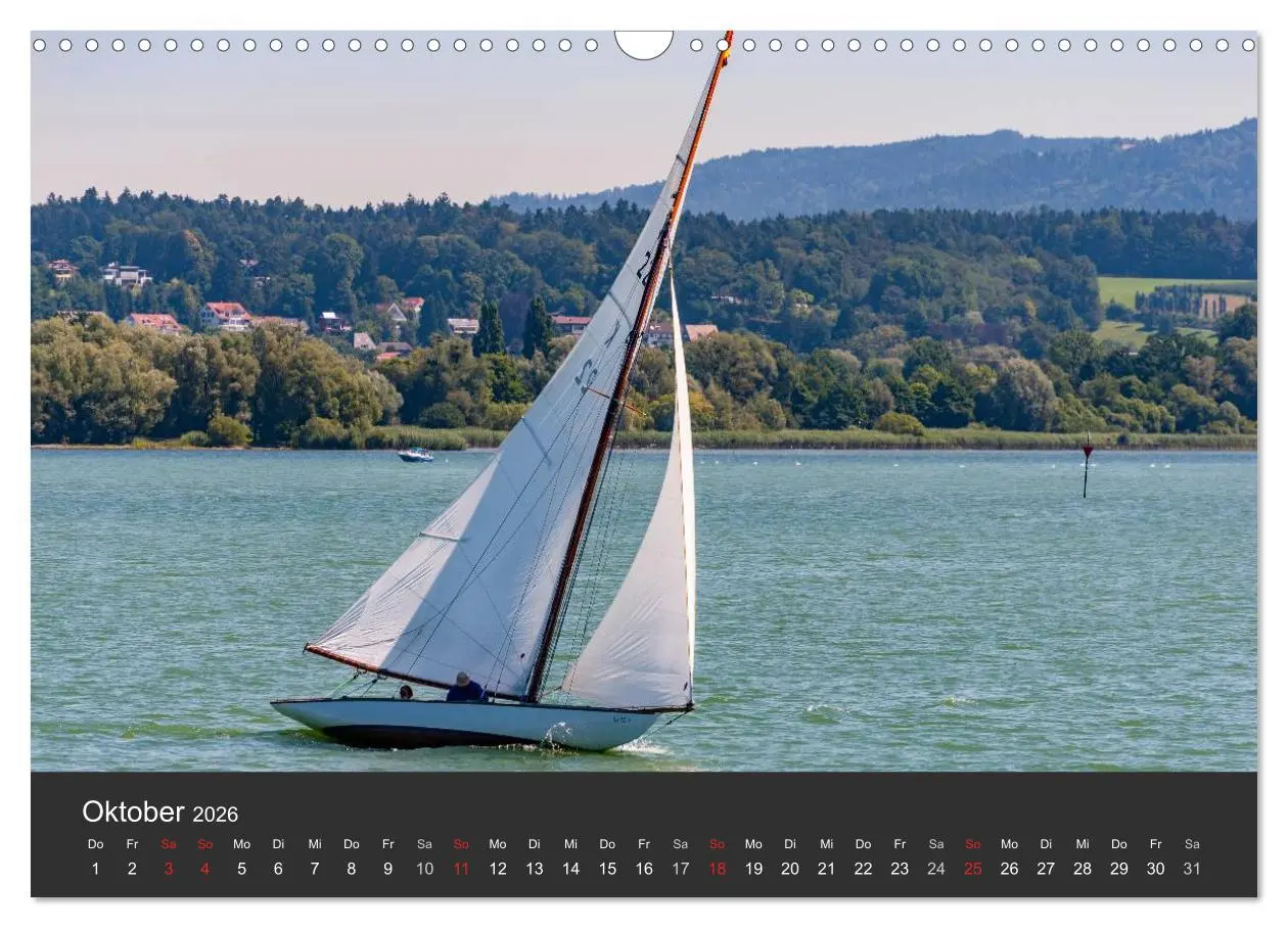 Bild: 9783457975602 | Segelboote auf dem Bodensee (Wandkalender 2026 DIN A3 quer),...