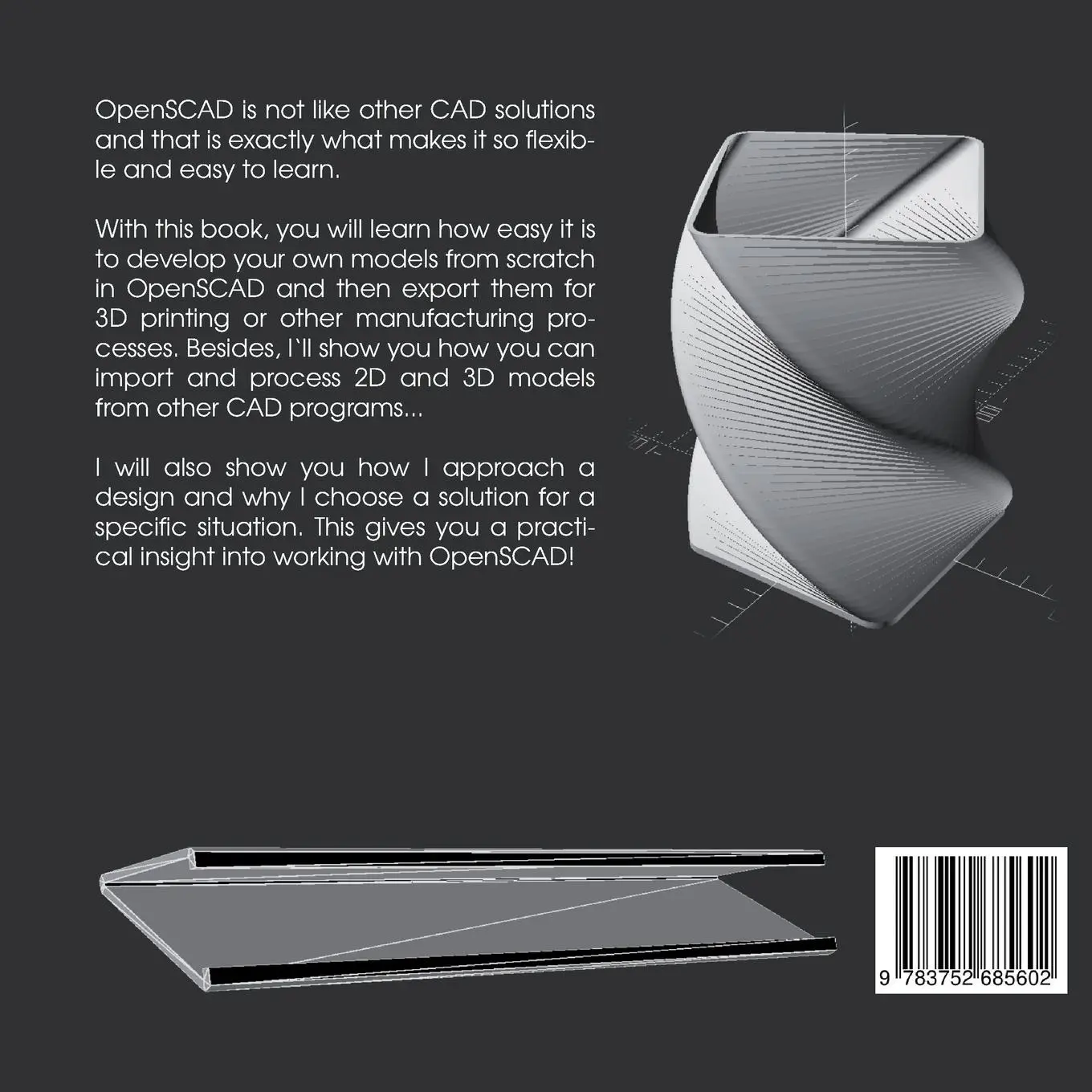 Rückseite: 9783752685602 | Understanding OpenSCAD | Alicia Noors | Taschenbuch | Paperback | 2020