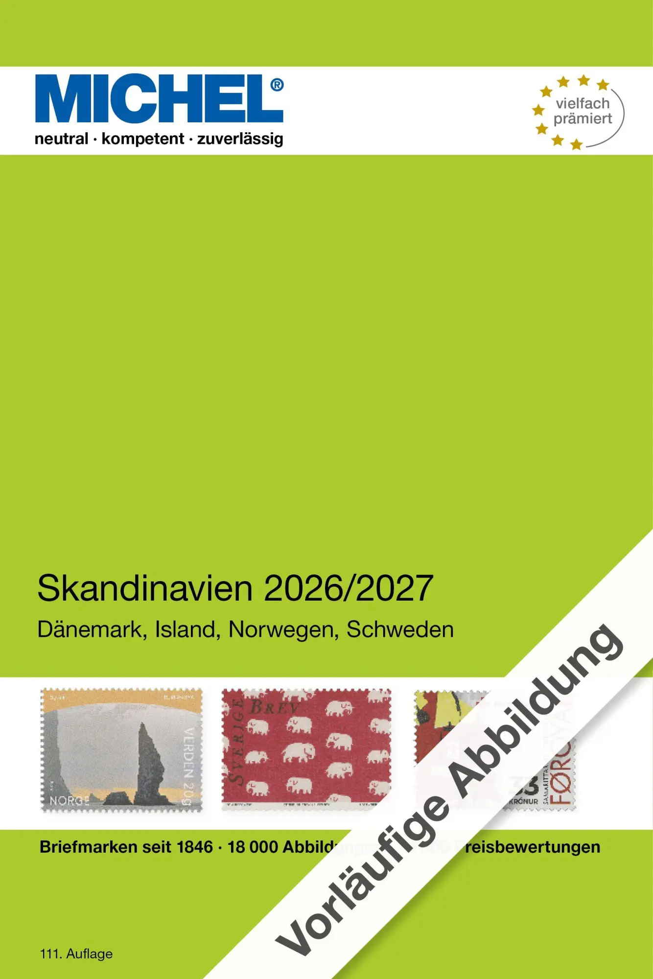 Cover: 9783954025602 | Skandinavien 2026/2027 | Michel-Redaktion | Buch | MICHEL-Europa / EK