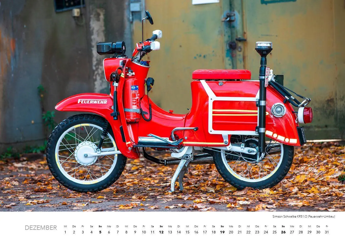 Bild: 9783960585602 | Simson Schwalbe 2027 Kalender | Zwei Takte Glück, zwölf Monate Freude