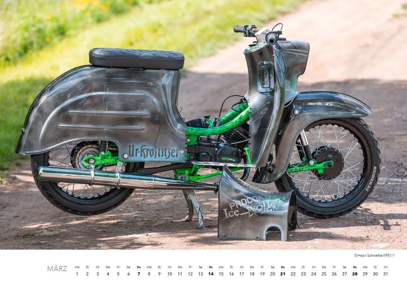 Bild: 9783960585602 | Simson Schwalbe 2027 Kalender | Zwei Takte Glück, zwölf Monate Freude