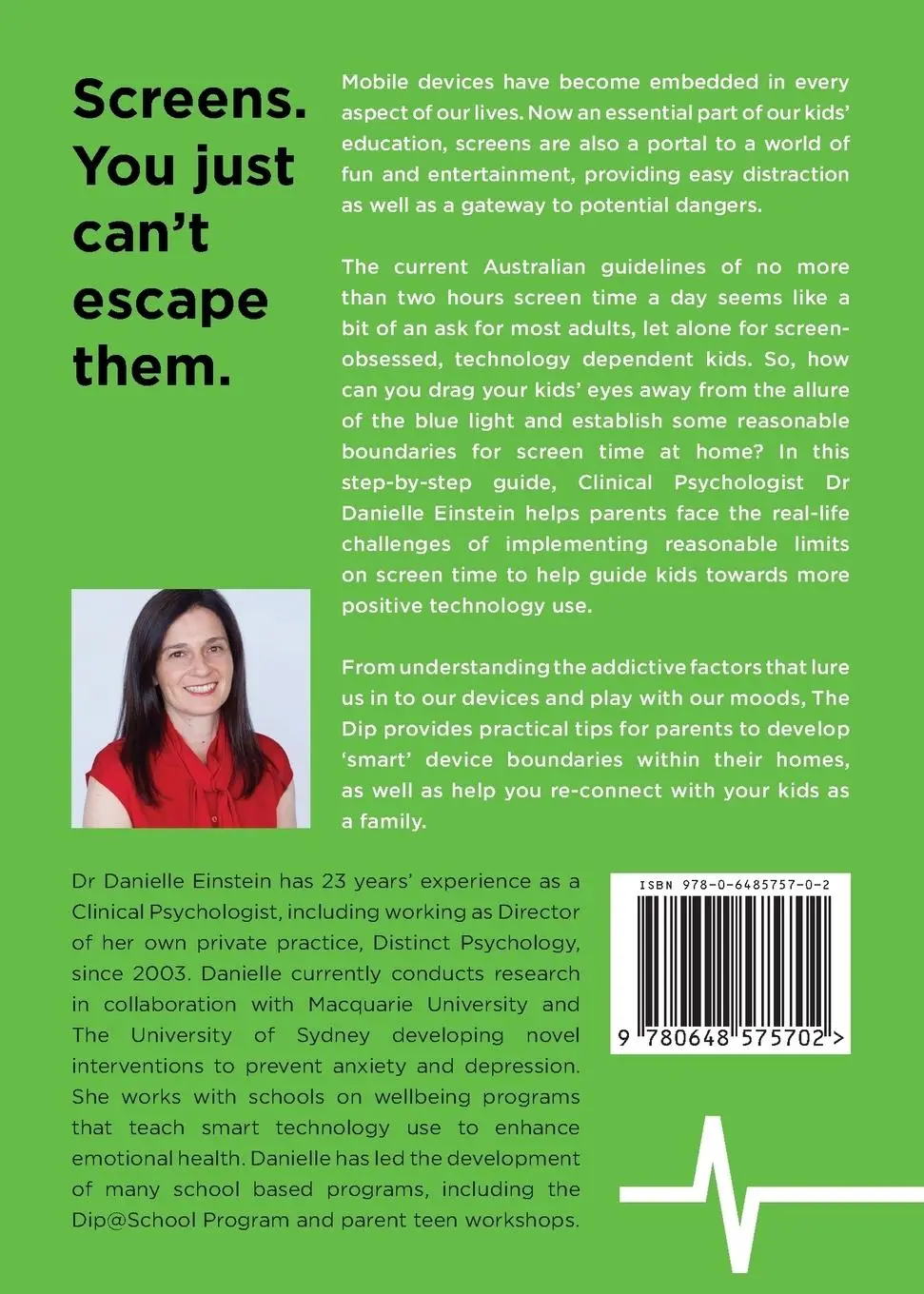Rückseite: 9780648575702 | The Dip | Danielle Ariane Einstein | Taschenbuch | Englisch | 2019