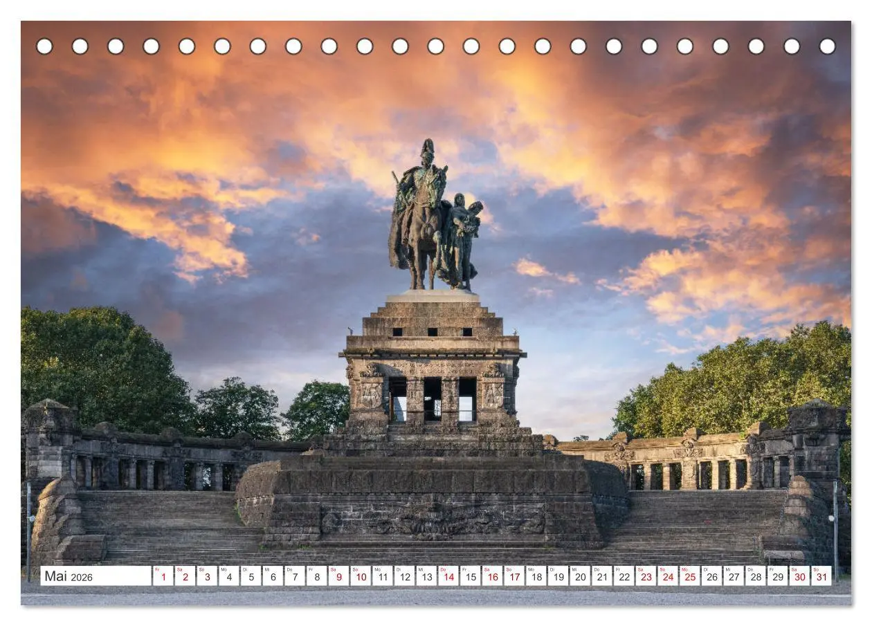 Bild: 9783457275702 | Unterwegs - Rhein-Burgen-Weg (Tischkalender 2026 DIN A5 quer),...