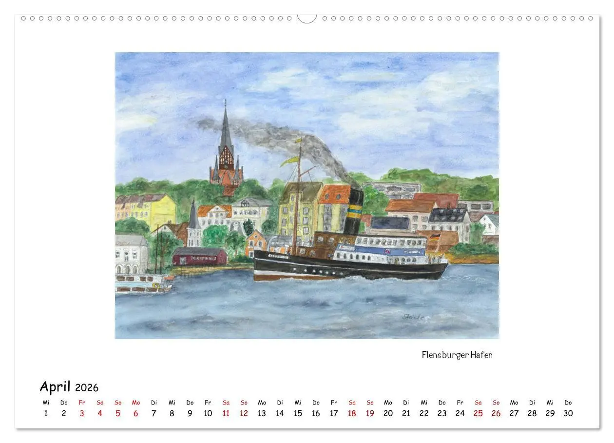 Bild: 9783457725702 | Die Flensburger Förde (hochwertiger Premium Wandkalender 2026 DIN...