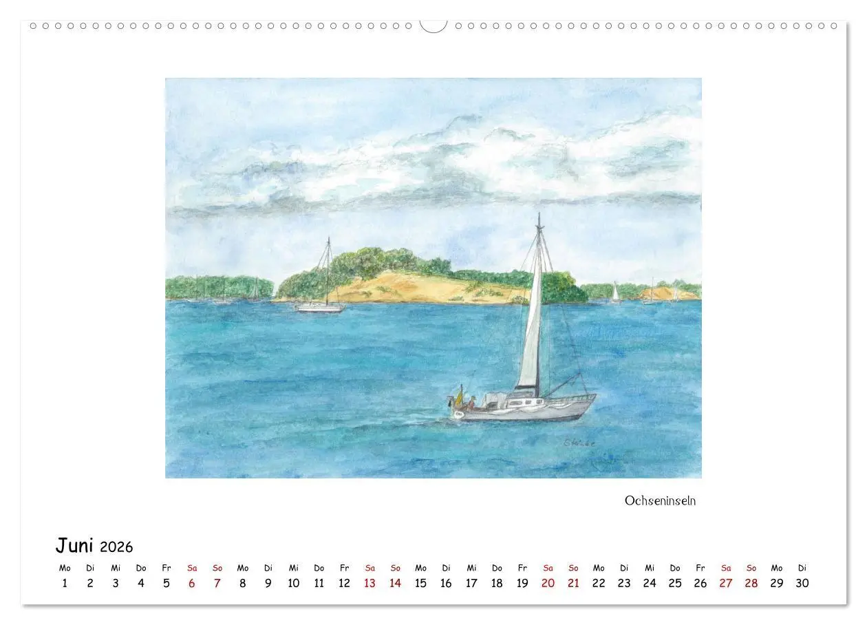 Bild: 9783457725702 | Die Flensburger Förde (hochwertiger Premium Wandkalender 2026 DIN...