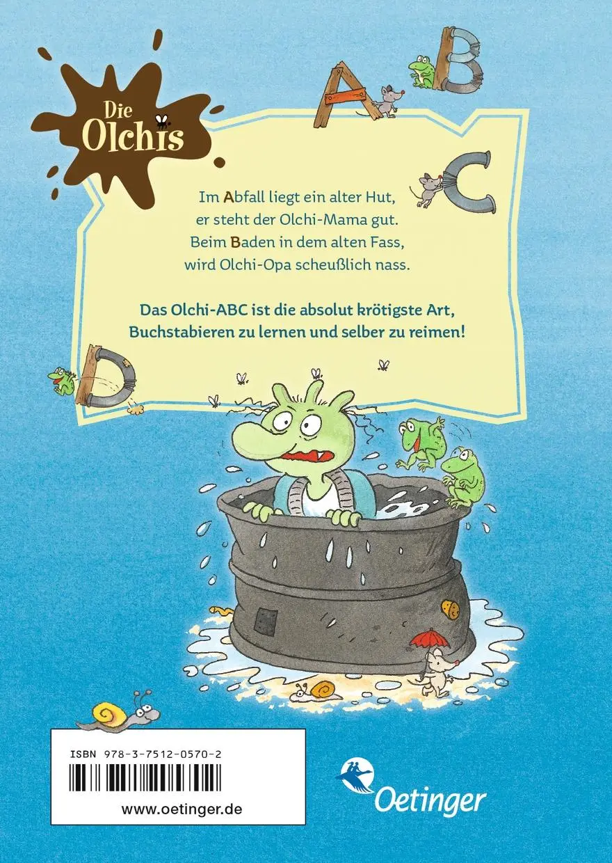 Rückseite: 9783751205702 | Das Olchi-ABC | Mini-Ausgabe für die Schultüte | Erhard Dietl | Buch