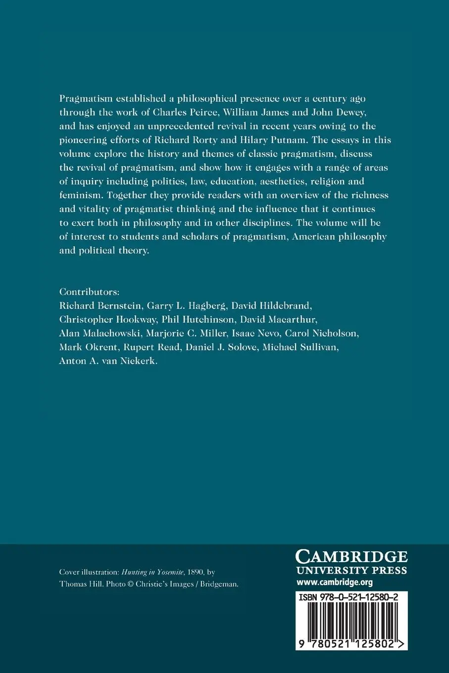 Rückseite: 9780521125802 | The Cambridge Companion to Pragmatism | Alan Malachowski | Taschenbuch