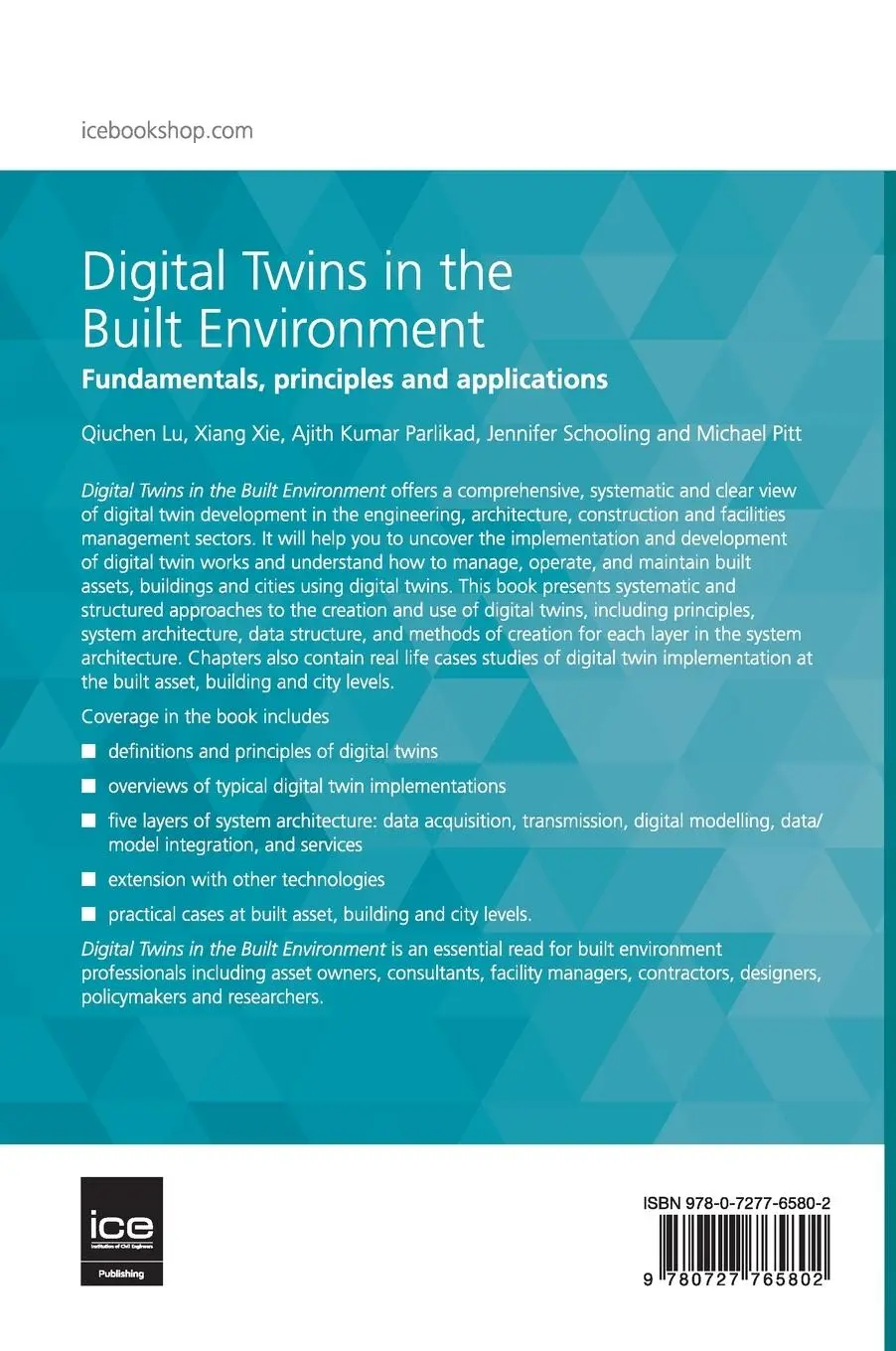 Rückseite: 9780727765802 | Digital Twins in the Built Environment | Qiuchen Lu | Buch | Gebunden
