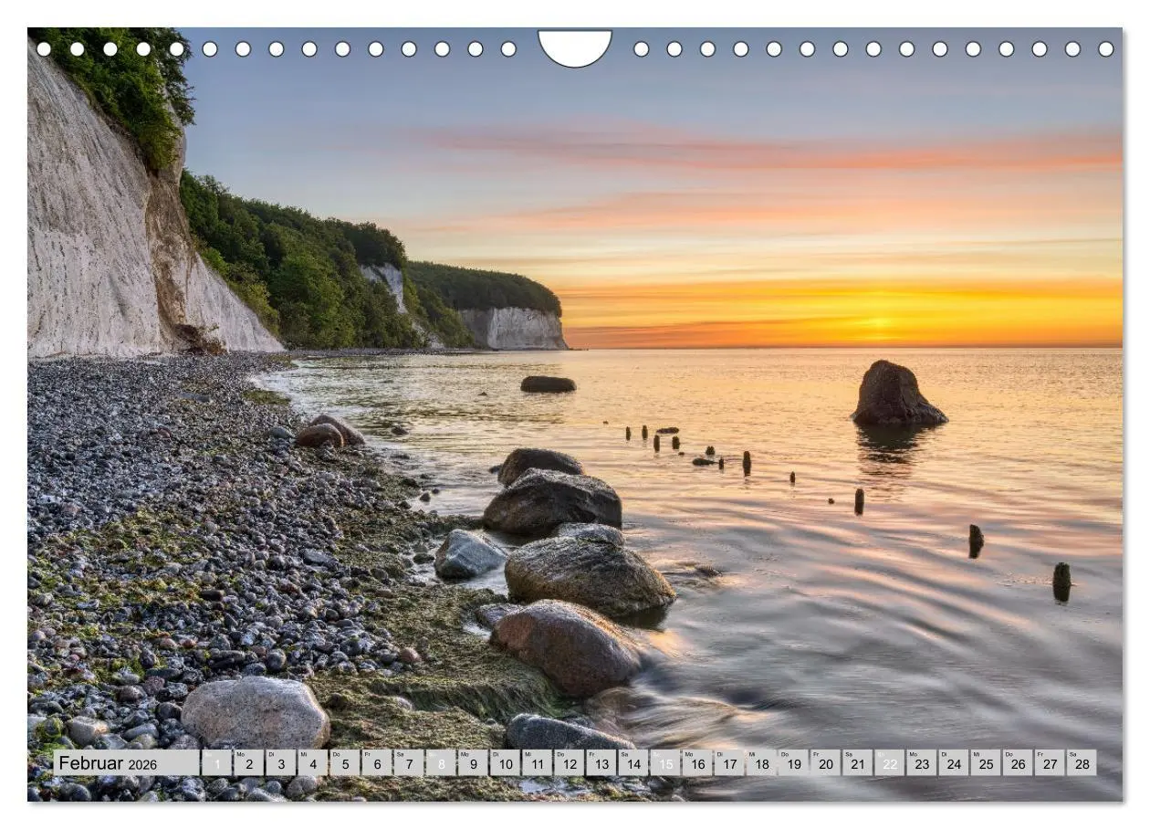 Bild: 9783457575802 | Wunderschöne Ostsee Rügen und Usedom (Wandkalender 2026 DIN A4...