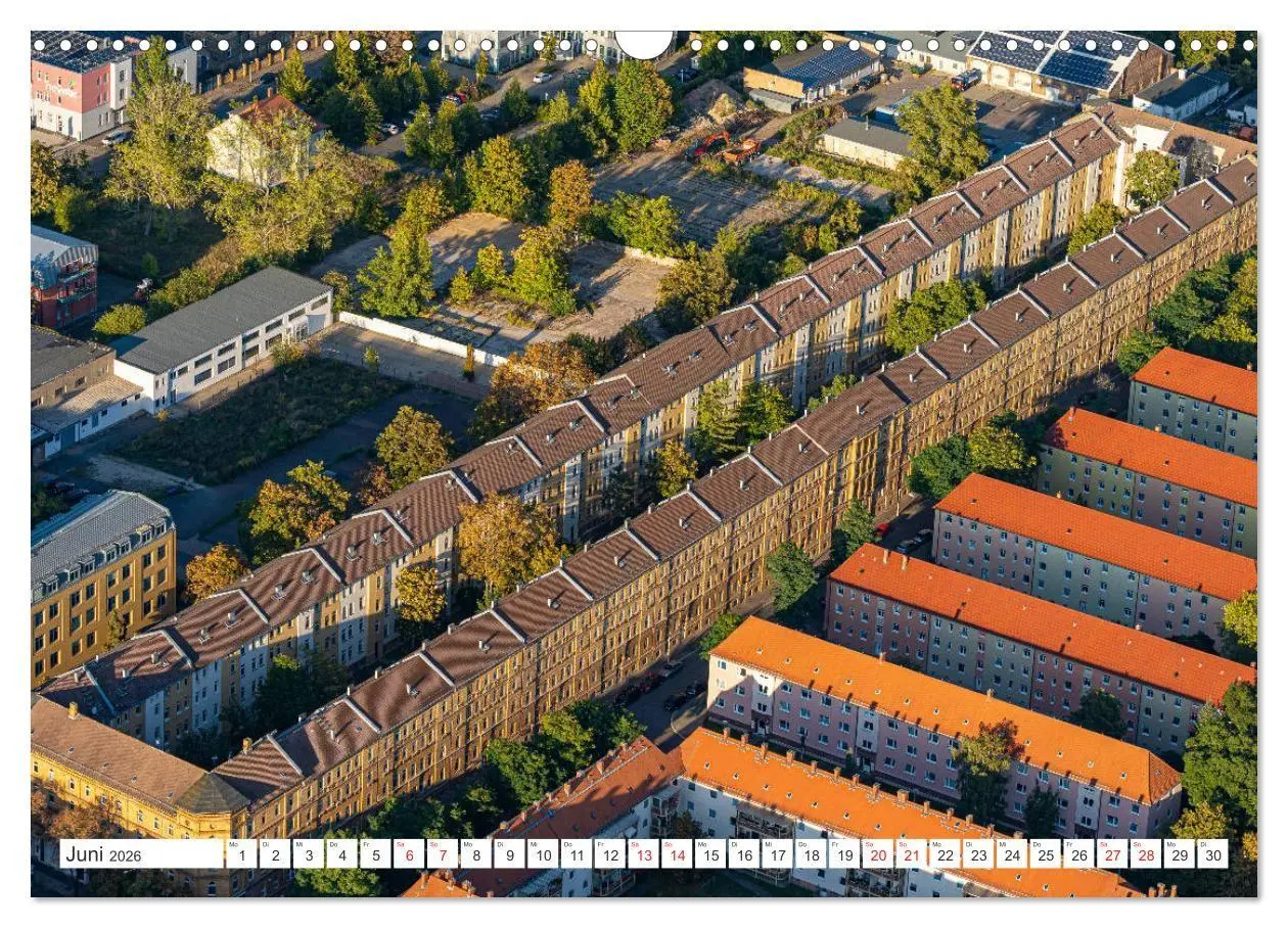 Bild: 9783516665802 | Halle an der Saale von oben (Wandkalender 2026 DIN A3 quer),...