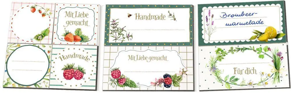 Bild: 4050003715902 | Etikettenbüchlein - Einmach-Etiketten (Marjolein Bastin) | Bastin