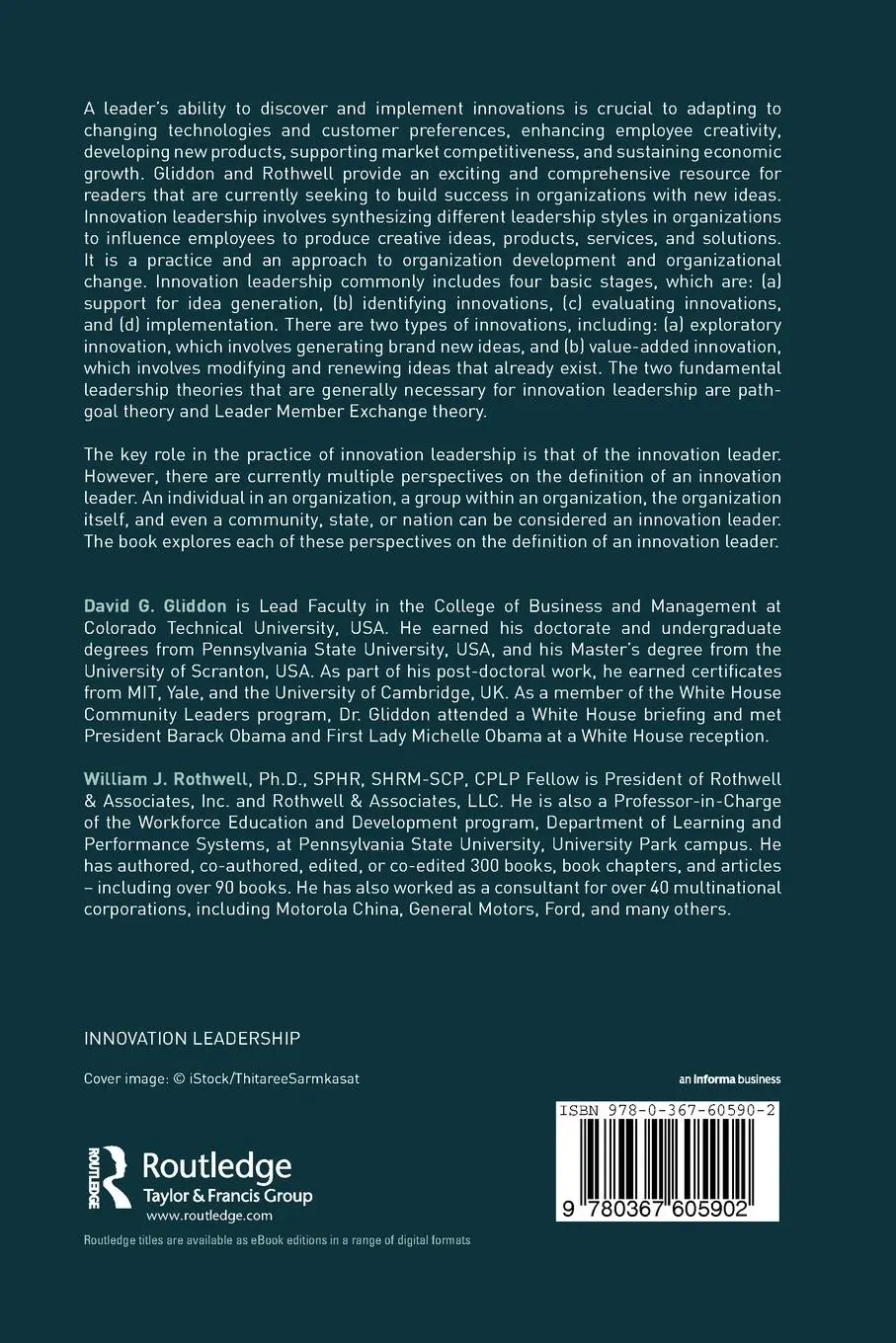 Rückseite: 9780367605902 | Innovation Leadership | David Gliddon (u. a.) | Taschenbuch | Englisch