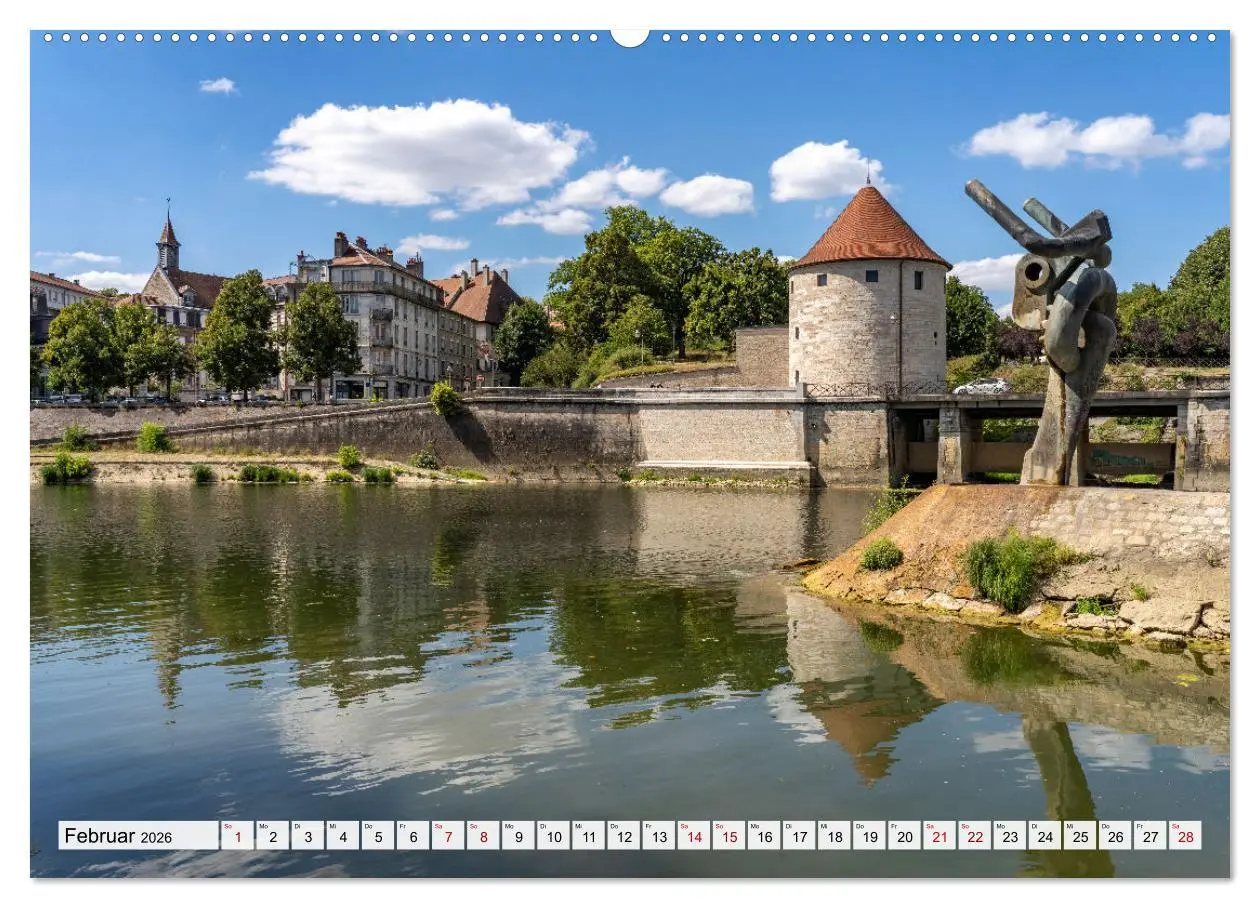 Bild: 9783457565902 | Frankreich - Besançon (Wandkalender 2026 DIN A2 quer), CALVENDO...