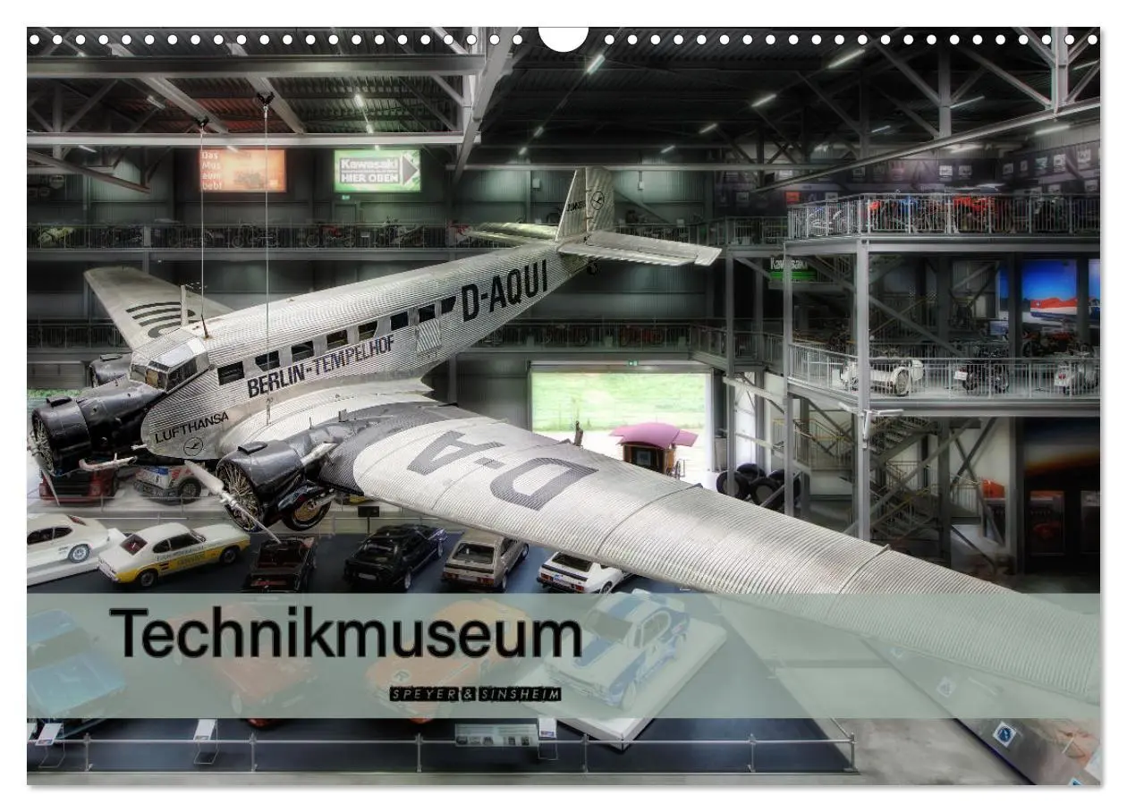 Cover: 9783457635902 | Technikmuseum Speyer &amp; Sinsheim (Wandkalender 2026 DIN A3 quer),...