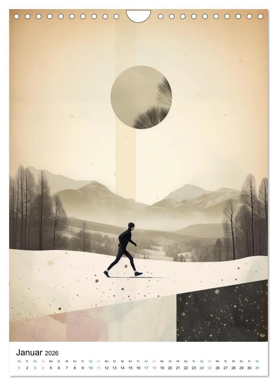 Bild: 9783516655902 | Laufkunst. (Wandkalender 2026 DIN A4 hoch), CALVENDO Monatskalender
