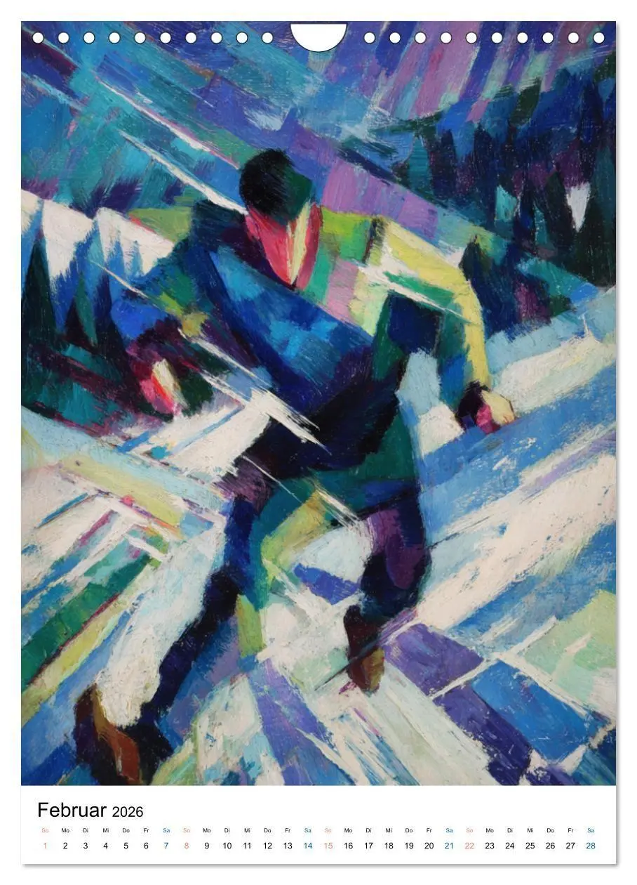 Bild: 9783516655902 | Laufkunst. (Wandkalender 2026 DIN A4 hoch), CALVENDO Monatskalender