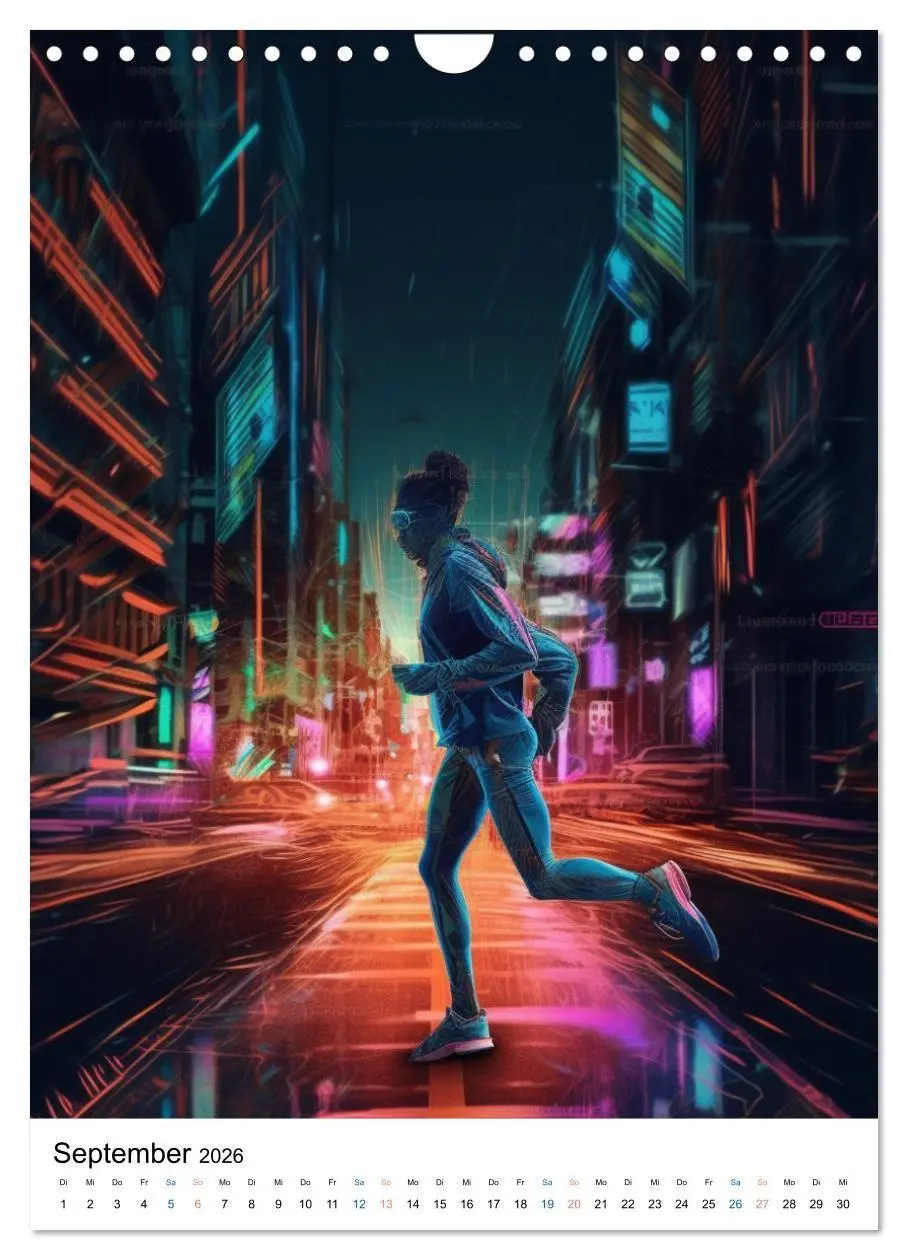 Bild: 9783516655902 | Laufkunst. (Wandkalender 2026 DIN A4 hoch), CALVENDO Monatskalender