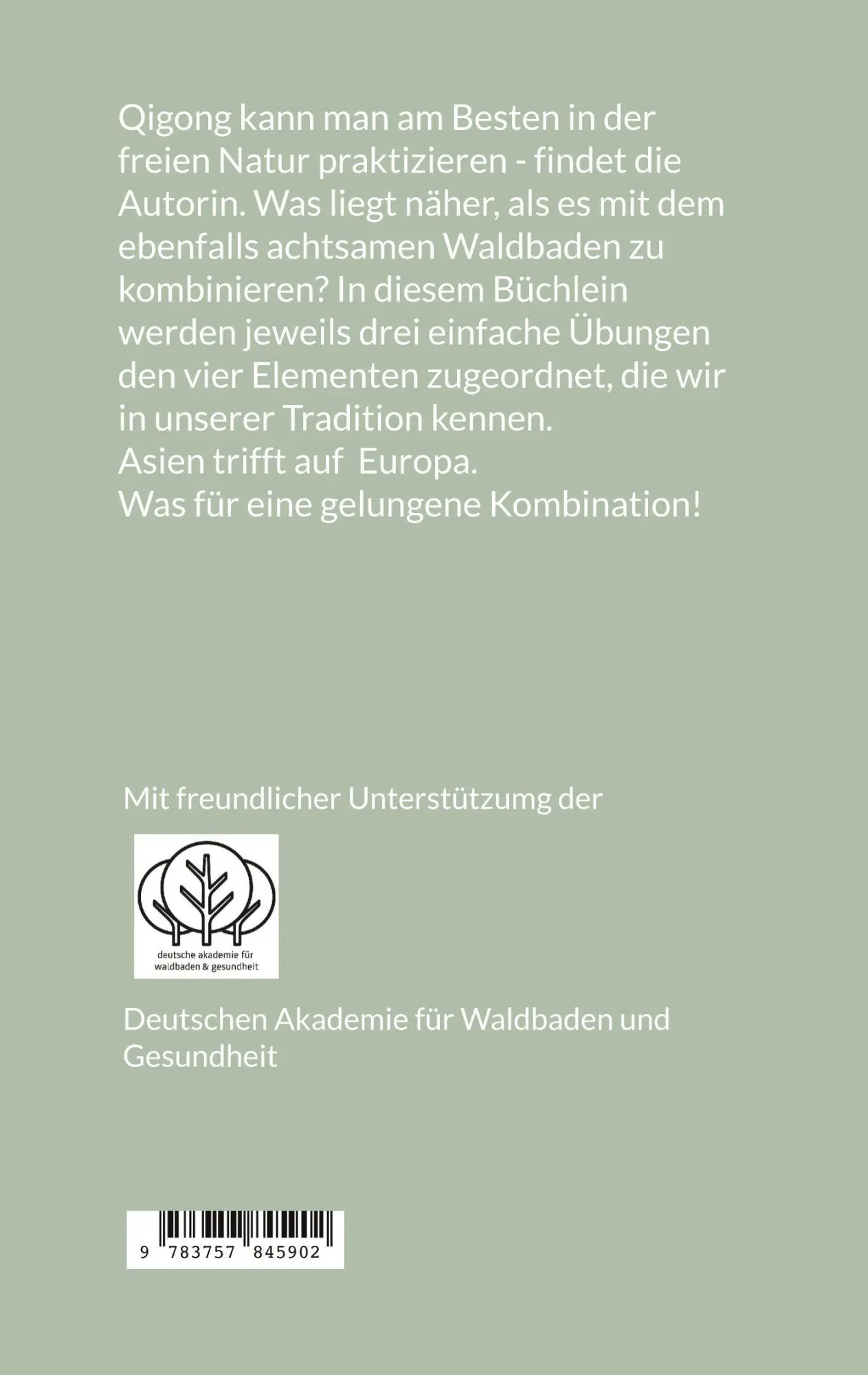 Rückseite: 9783757845902 | Qigong beim Waldbaden | Übungen zu den vier Elementen | Wriedt | Buch