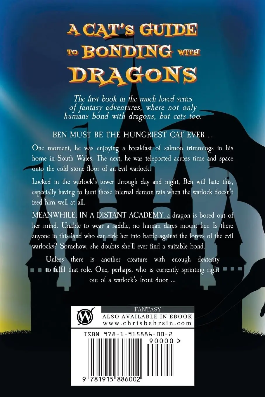 Rückseite: 9781915886002 | A Cat's Guide to Bonding with Dragons | Chris Behrsin | Taschenbuch