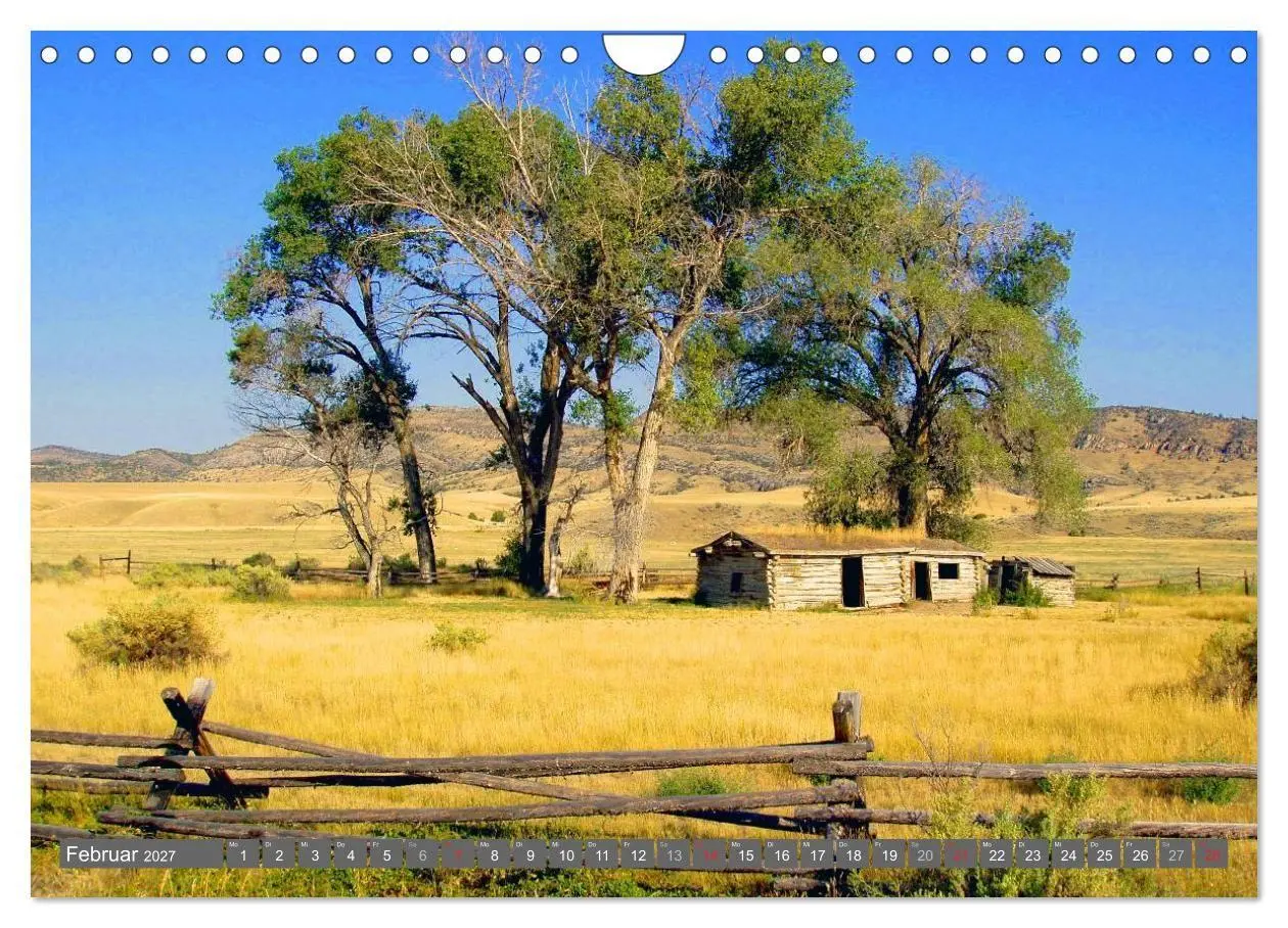Bild: 9783594146002 | Wyoming ¿ Impressionen (Wandkalender 2027 DIN A4 quer), CALVENDO...
