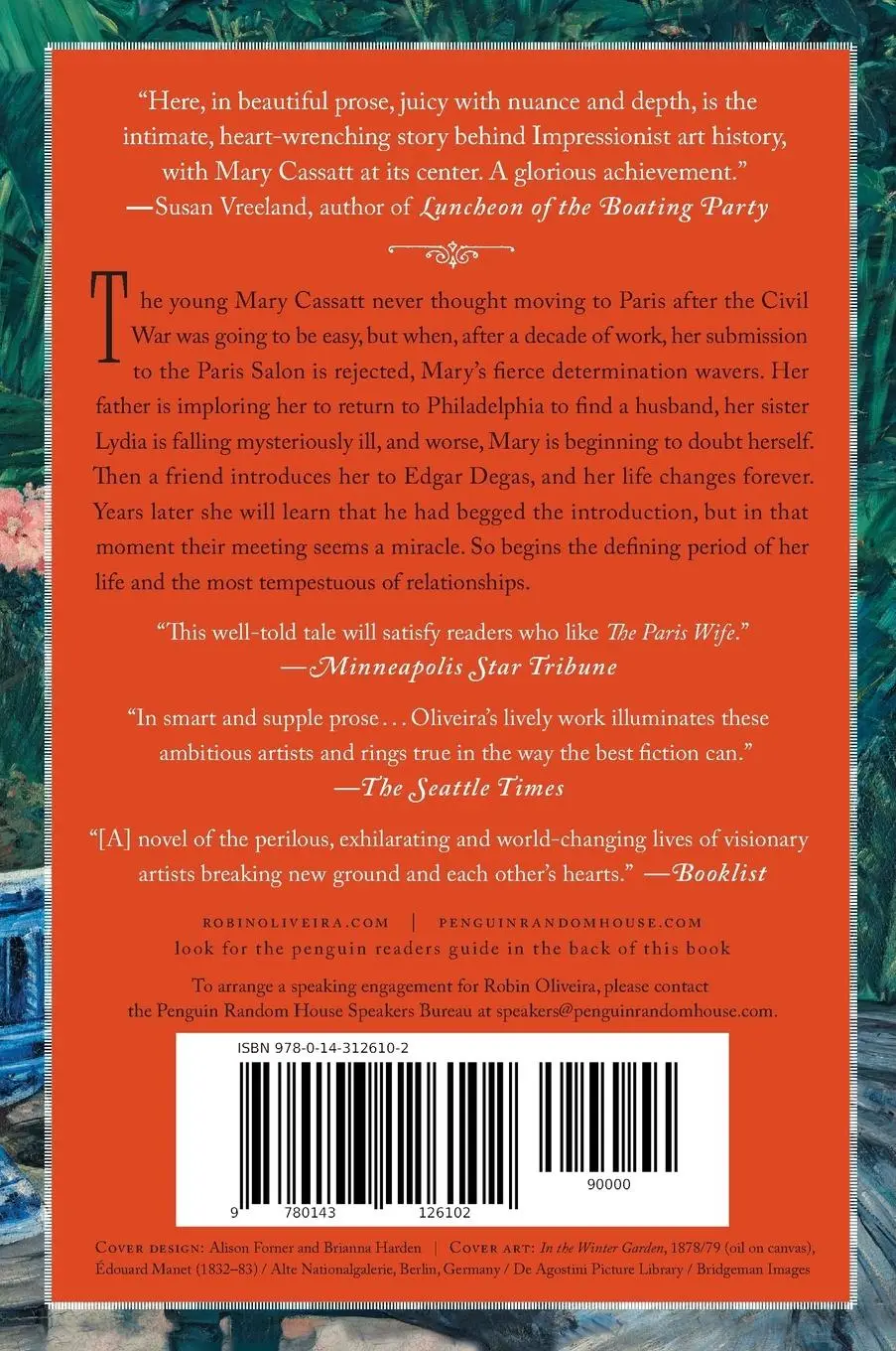 Rückseite: 9780143126102 | I Always Loved You | A Novel | Robin Oliveira | Taschenbuch | Englisch