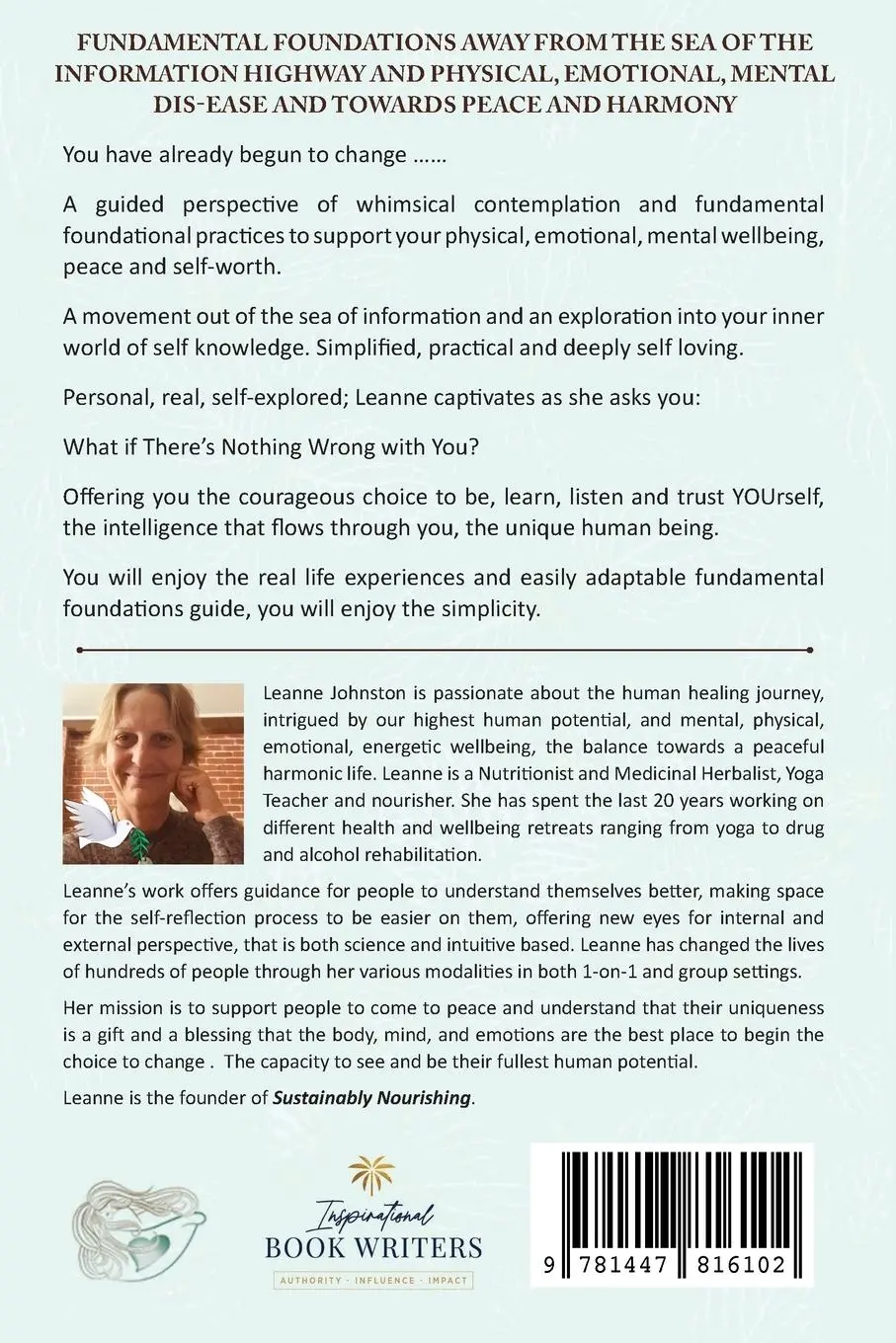 Rückseite: 9781447816102 | WHAT IF THERE IS NOTHING WRONG WITH YOU? | Leanne Johnston | Buch