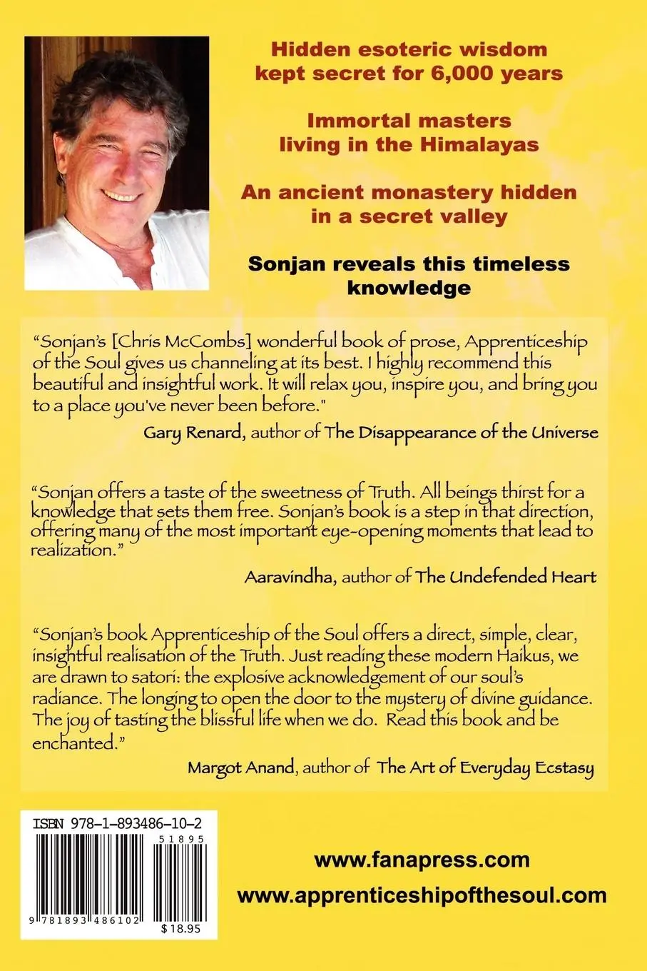Rückseite: 9781893486102 | Apprenticeship of the Soul | David Christopher McCombs | Taschenbuch