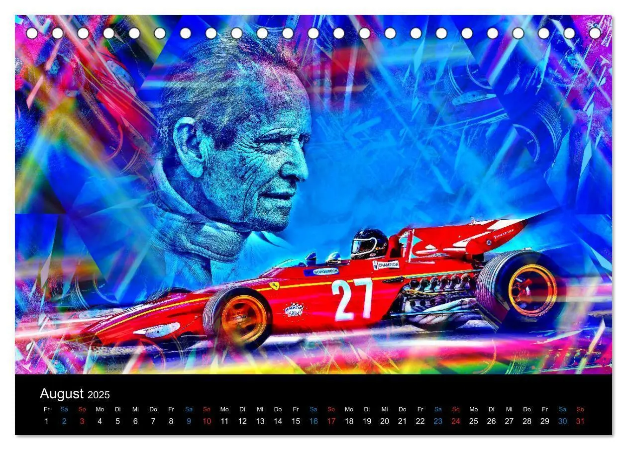 Bild: 9783435286102 | Rote Renner aus Italien (Tischkalender 2025 DIN A5 quer), CALVENDO...