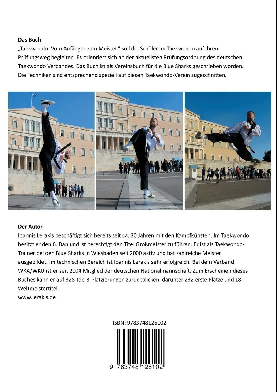 Rückseite: 9783748126102 | Taekwondo. Vom Anfänger zum Meister. | Ioannis Lerakis | Taschenbuch