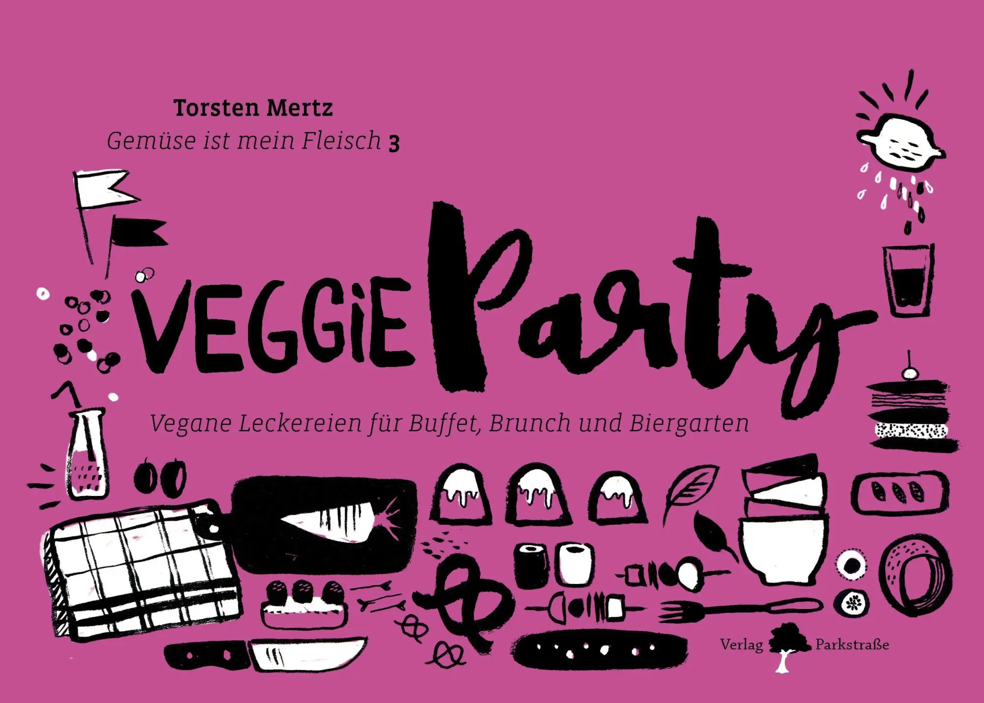 Cover: 9783941556102 | Veggieparty | Vegane Leckereien für Buffet, Brunch und Biergarten