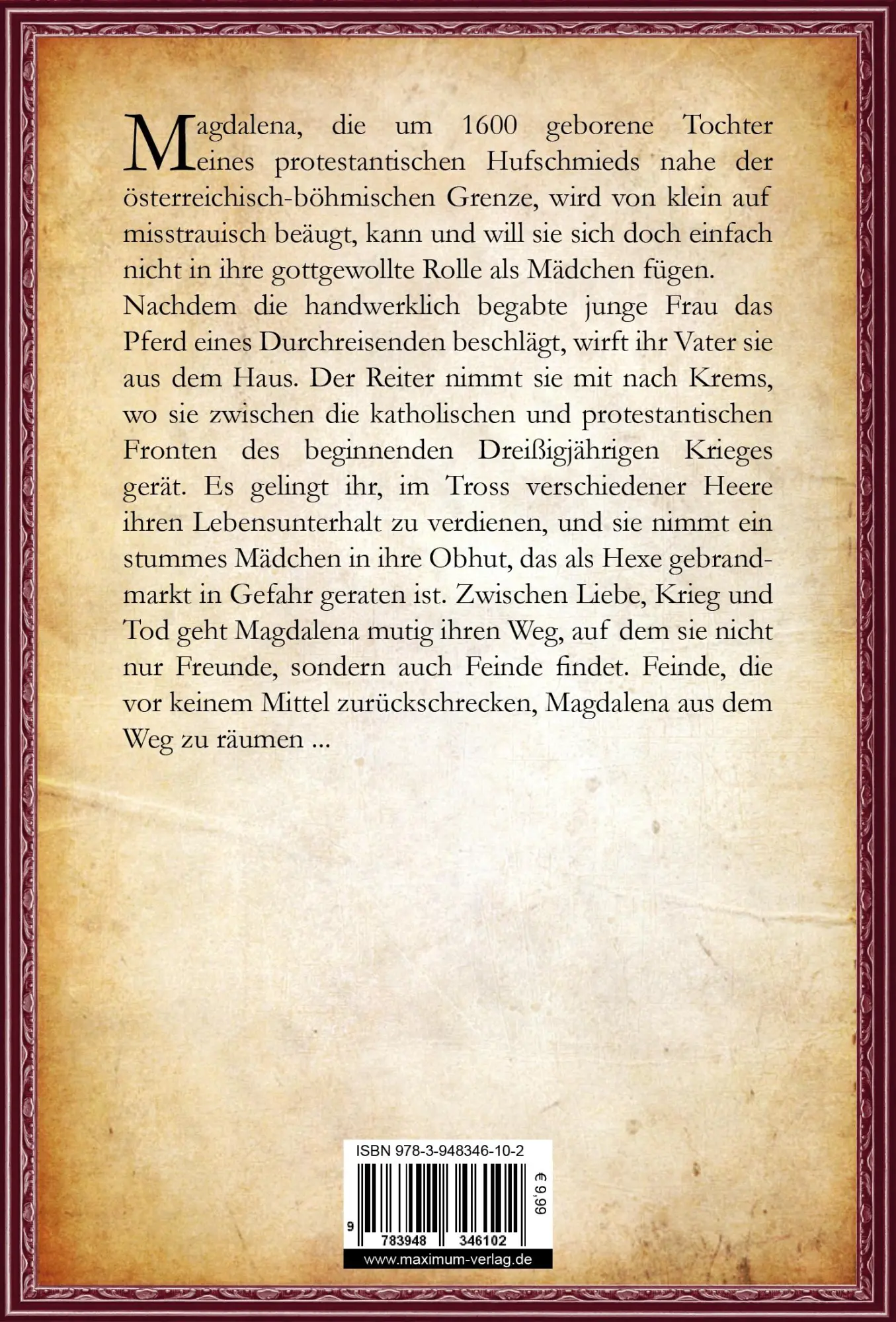 Bild: 9783948346102 | Die Trossfrau | Historischer Roman | Carmen Mayer | Taschenbuch | 2019