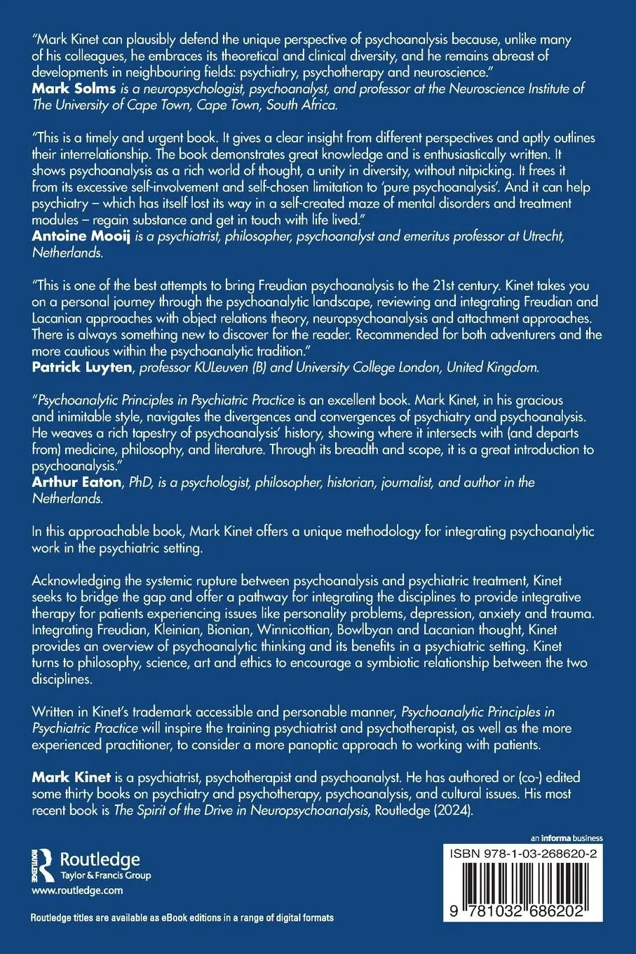 Rückseite: 9781032686202 | Psychoanalytic Principles in Psychiatric Practice | A Remedy by Truth