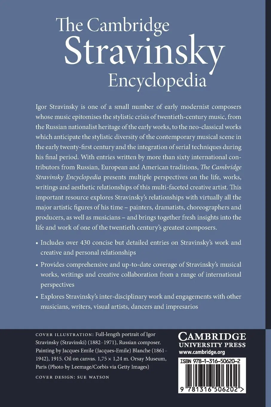 Rückseite: 9781316506202 | The Cambridge Stravinsky Encyclopedia | Edward Campbell (u. a.) | Buch