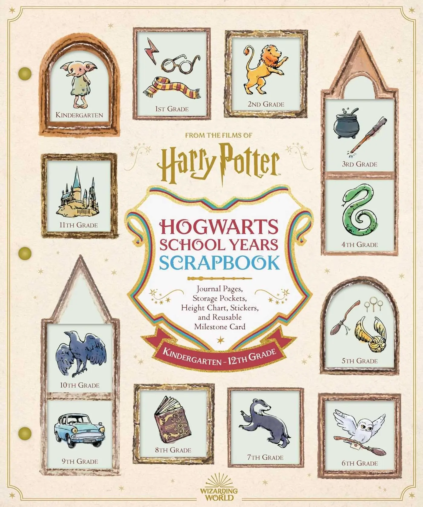 Cover: 9781667206202 | Harry Potter School Years Scrapbook | Editors Of Thunder Bay Press