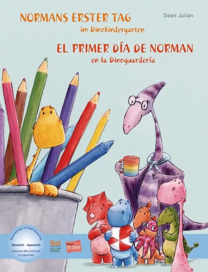 Cover: 9783196696202 | Normans erster Tag im Dinokindergarten (Deutsch-Spanisch) | Julian