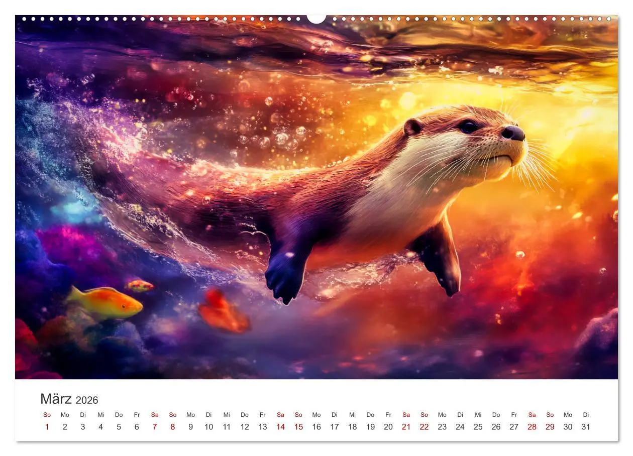Bild: 9783457296202 | Wächter des Flusses - Ein Jahr mit Fischottern (Wandkalender 2026...