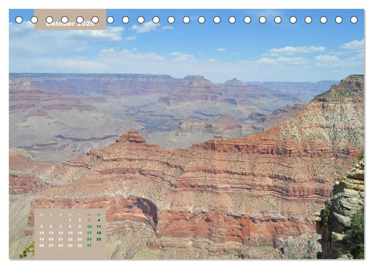 Bild: 9783457676202 | Erlebe mit mir die Schluchten des Grand Canyon (Tischkalender 2026...