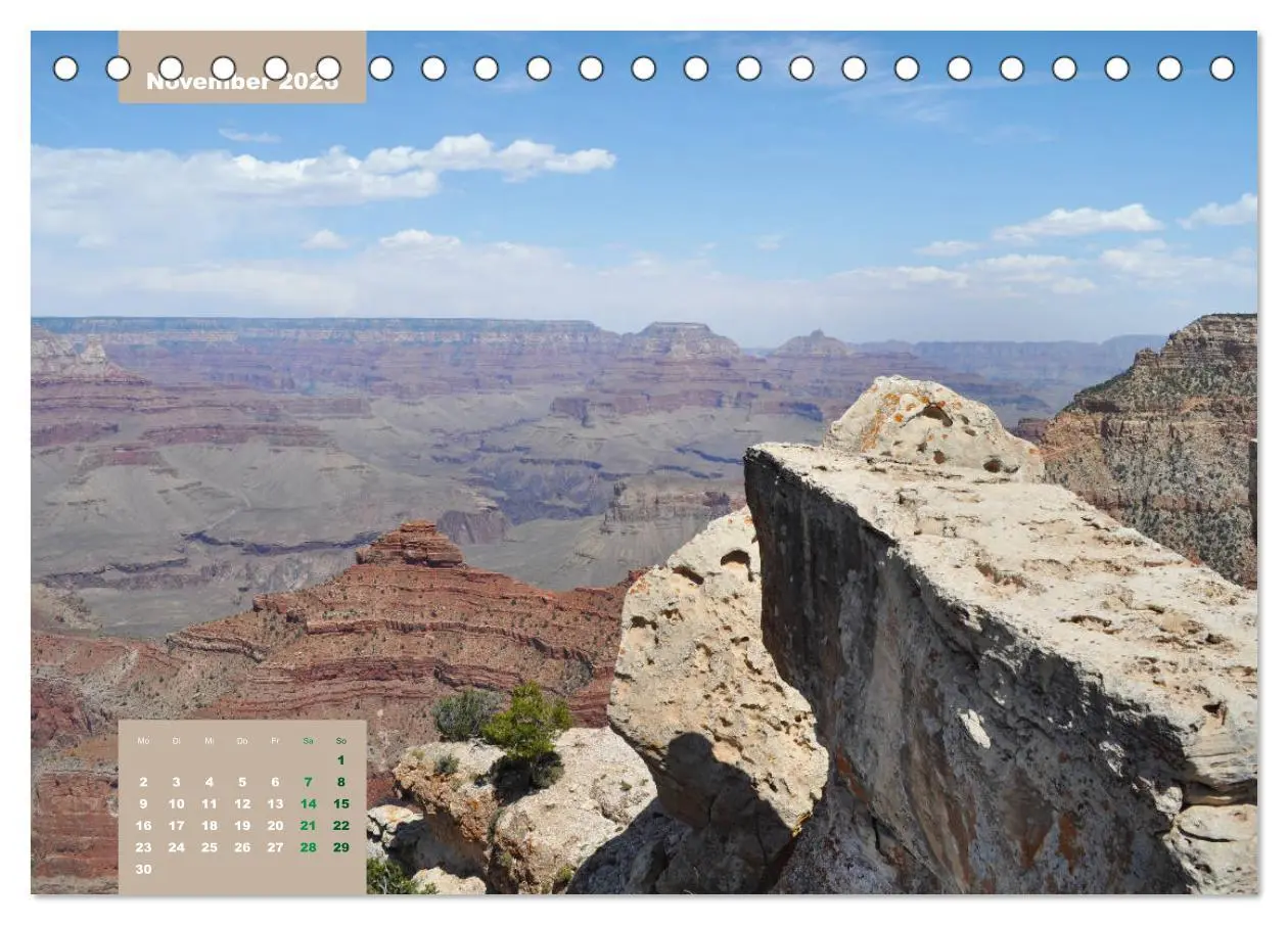 Bild: 9783457676202 | Erlebe mit mir die Schluchten des Grand Canyon (Tischkalender 2026...