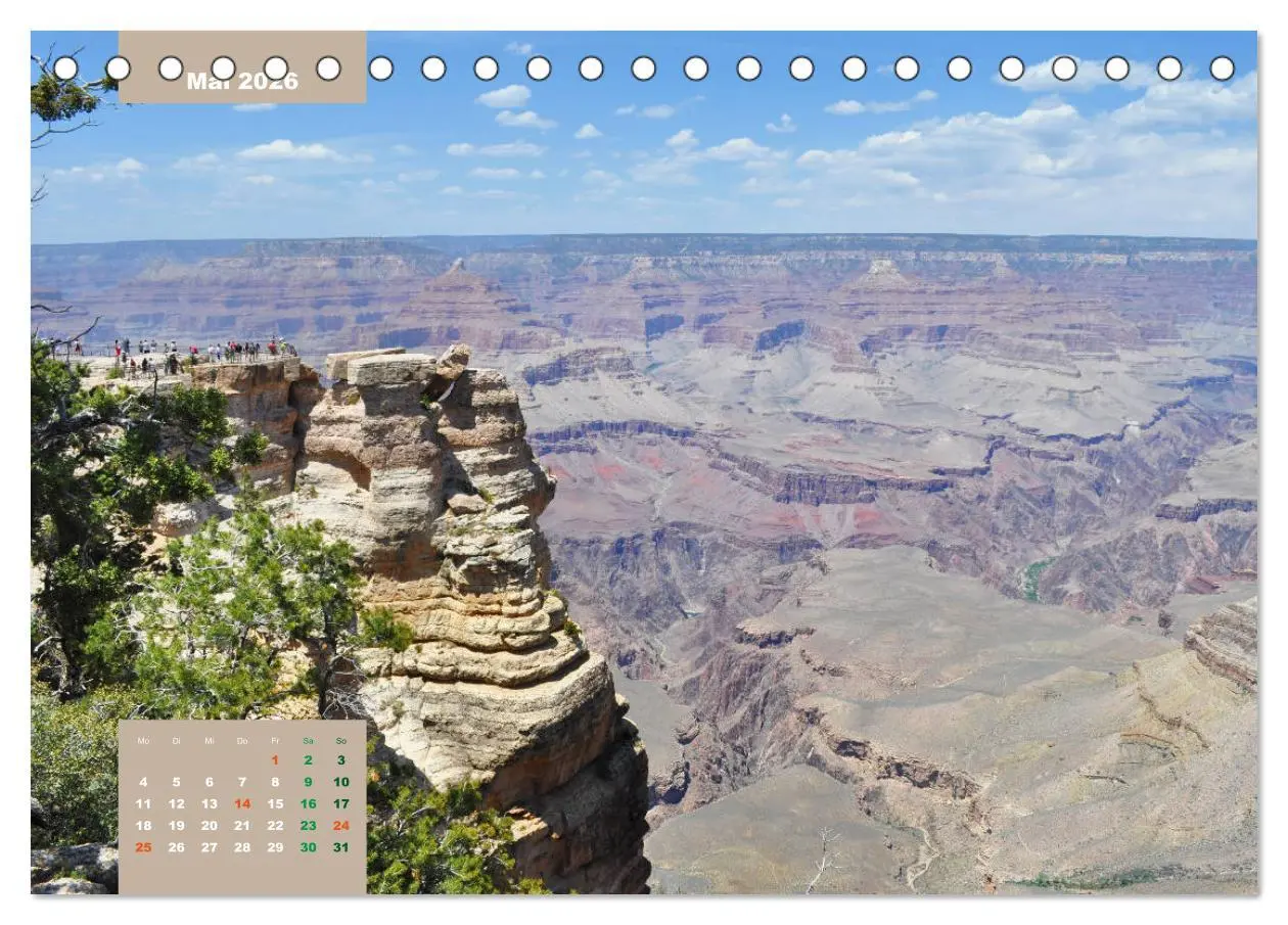 Bild: 9783457676202 | Erlebe mit mir die Schluchten des Grand Canyon (Tischkalender 2026...