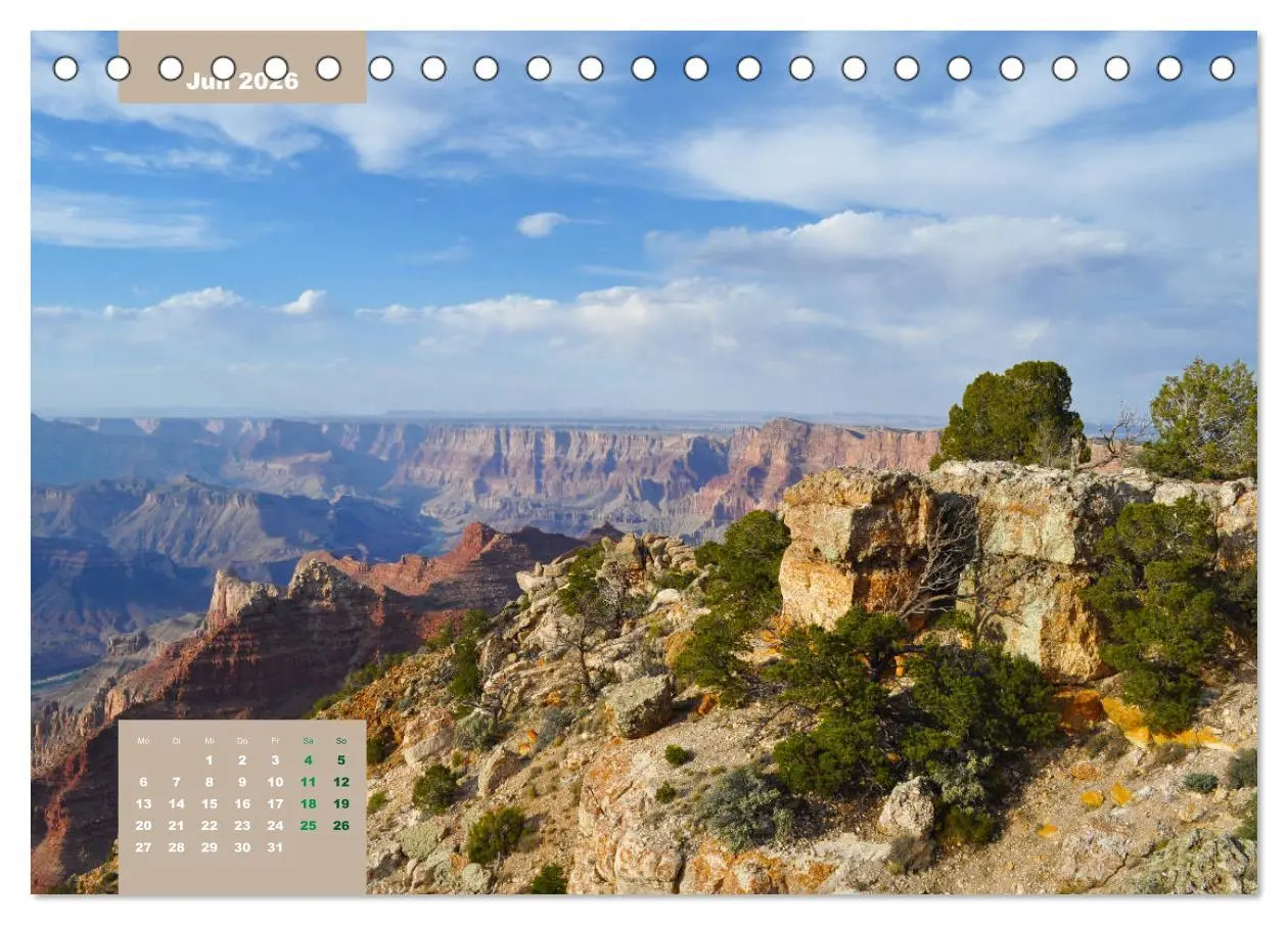 Bild: 9783457676202 | Erlebe mit mir die Schluchten des Grand Canyon (Tischkalender 2026...