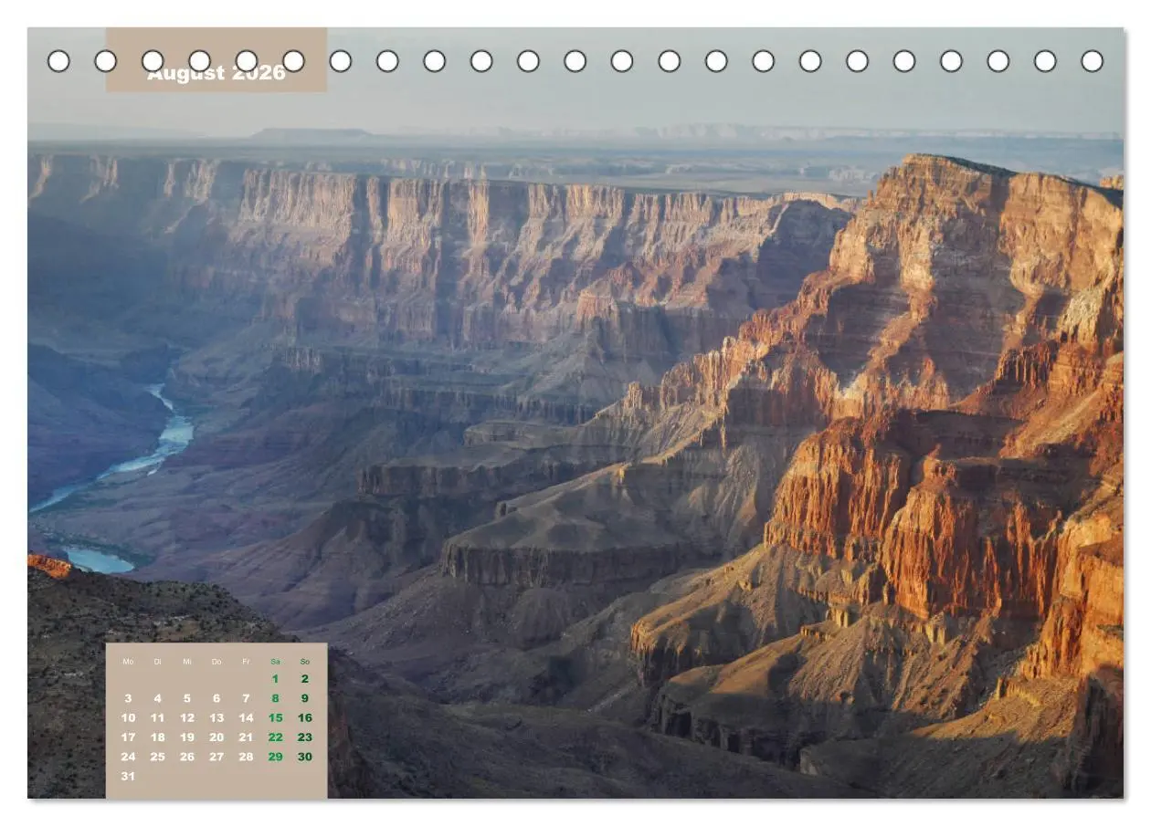 Bild: 9783457676202 | Erlebe mit mir die Schluchten des Grand Canyon (Tischkalender 2026...
