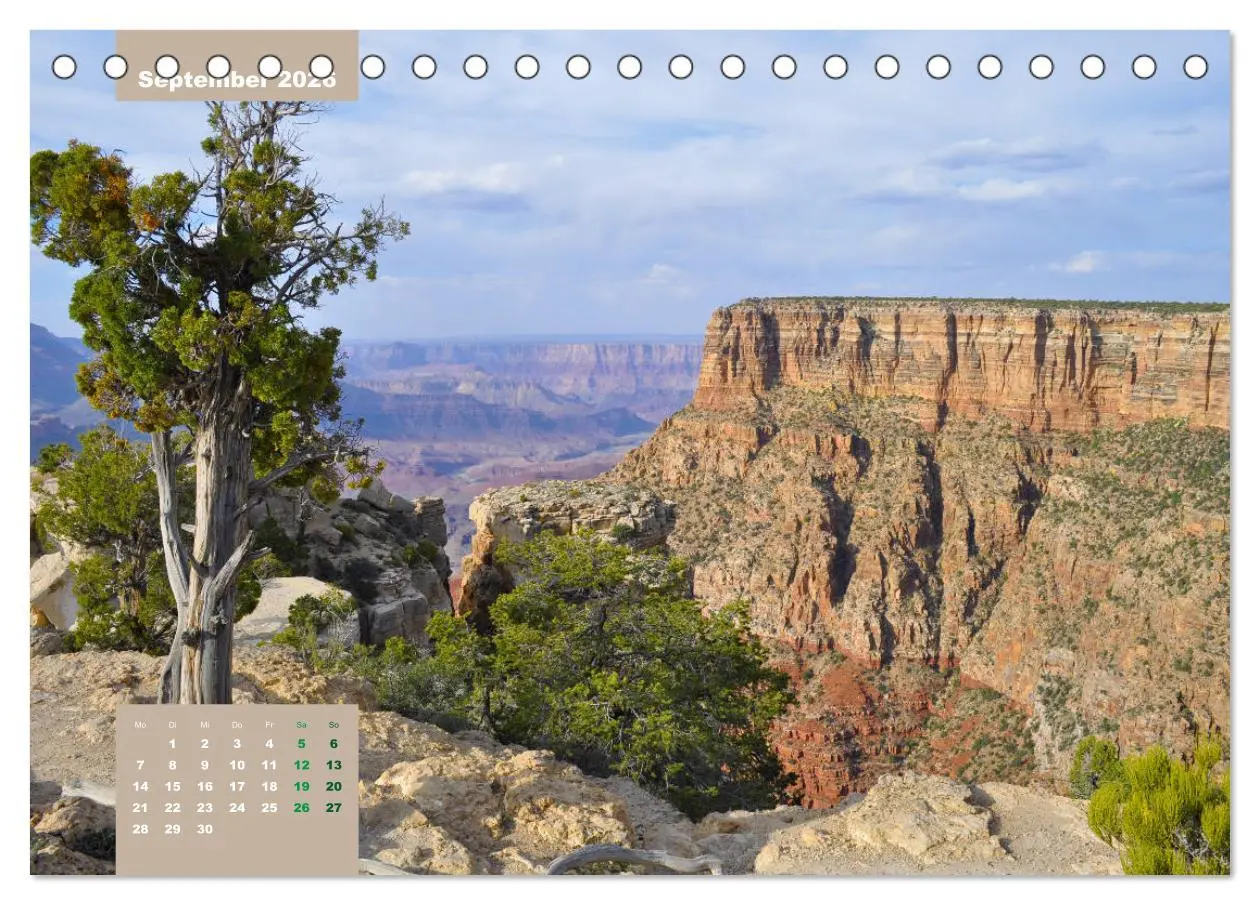 Bild: 9783457676202 | Erlebe mit mir die Schluchten des Grand Canyon (Tischkalender 2026...