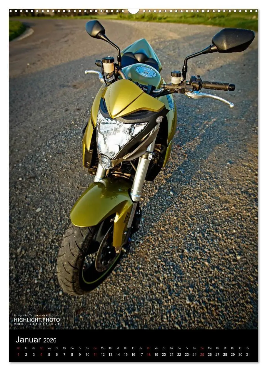Bild: 9783516456202 | HONDA CB1000R (Wandkalender 2026 DIN A2 hoch), CALVENDO Monatskalender