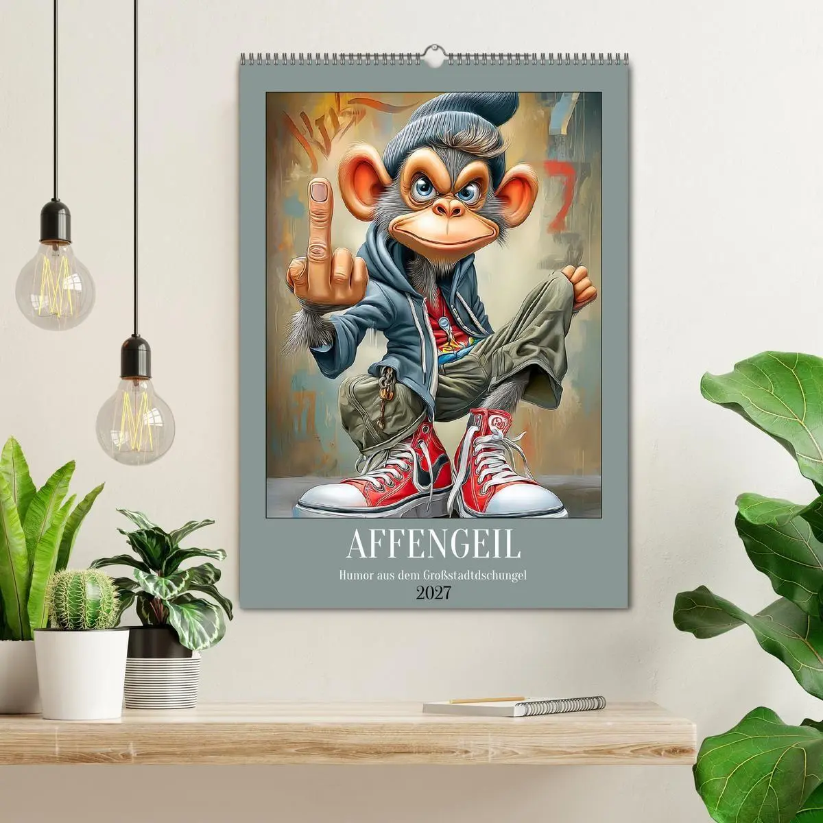Bild: 9783516836202 | Affengeil. Humor aus dem Großstadtdschungel (Wandkalender 2027 DIN...