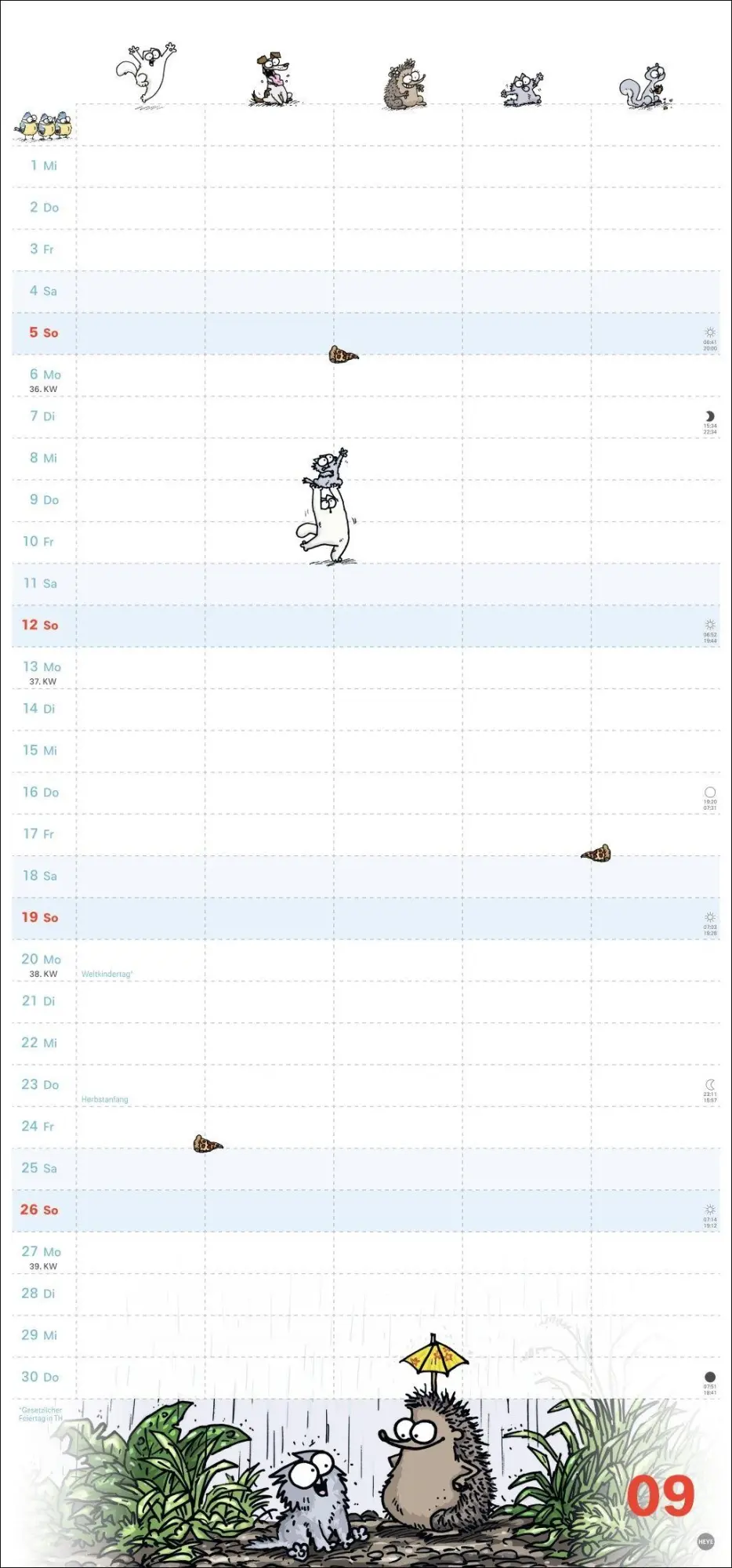 Bild: 9783756416202 | Simons Katze Familienplaner 2027 | Simon Tofield | Kalender | 15 S.