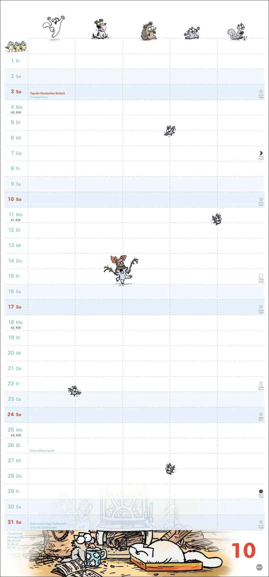 Bild: 9783756416202 | Simons Katze Familienplaner 2027 | Simon Tofield | Kalender | 15 S.