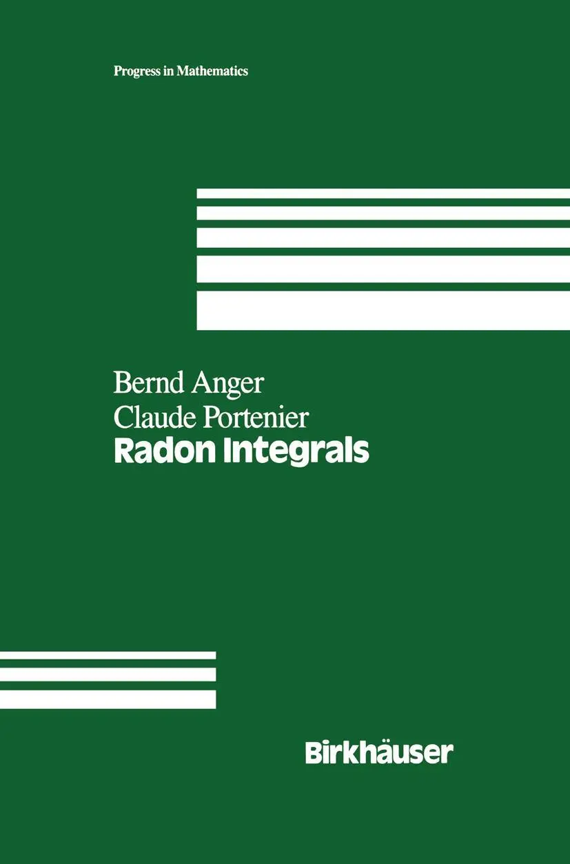 Cover: 9780817636302 | Radon Integrals | C. Portenier (u. a.) | Buch | iv | Englisch | 1992