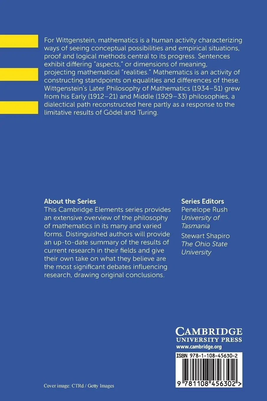 Rückseite: 9781108456302 | Wittgenstein's Philosophy of Mathematics | Juliet Floyd | Taschenbuch