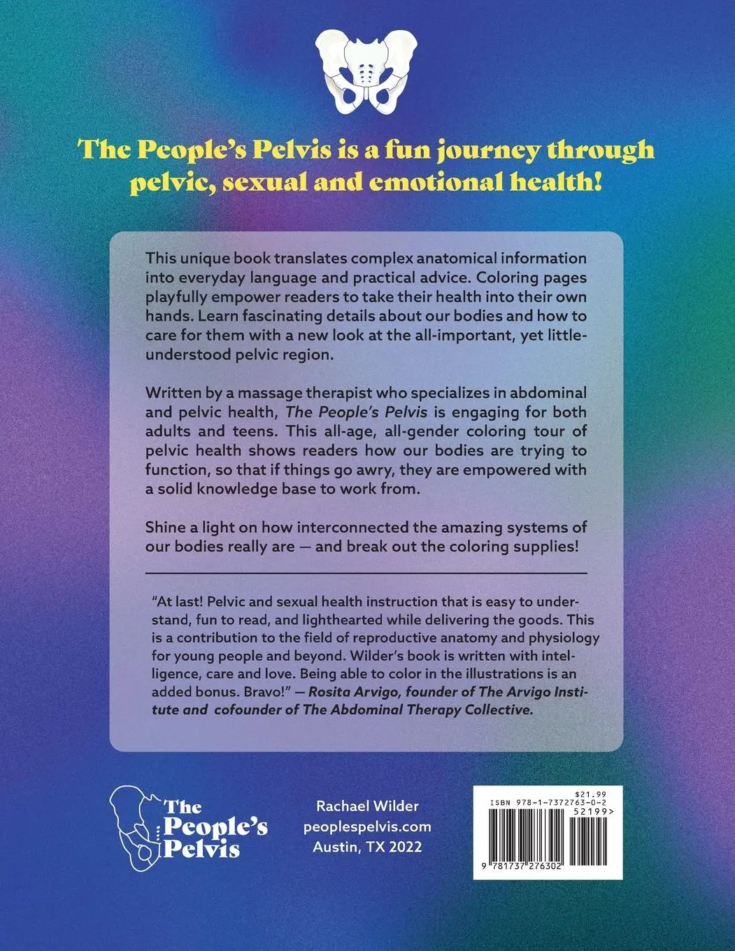 Rückseite: 9781737276302 | The People's Pelvis | Rachael Wilder | Taschenbuch | Englisch | 2022