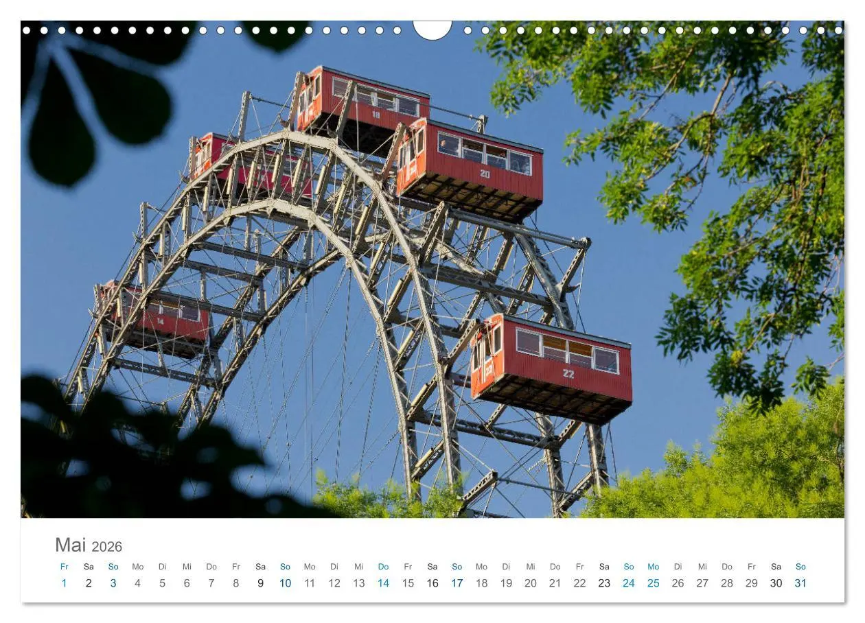 Bild: 9783457806302 | Traumhaftes Wien 2026 (Wandkalender 2026 DIN A3 quer), CALVENDO...